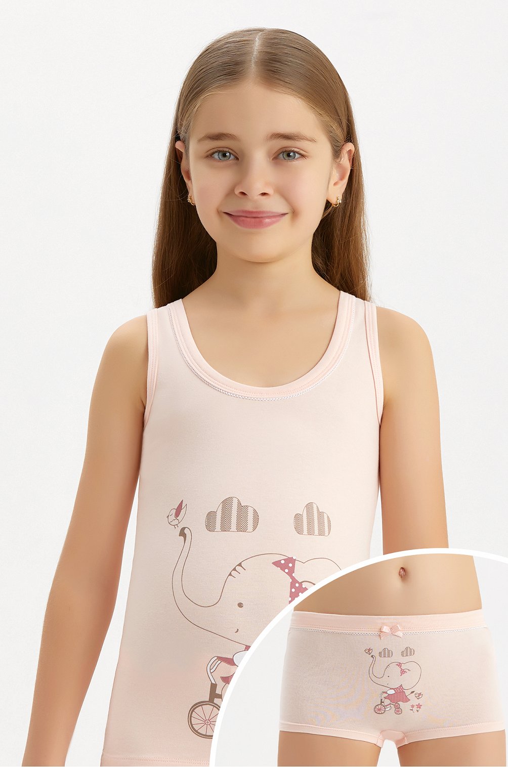 Комплект для девочки Baykar 6594134 розовый купить оптом в HappyWear.ru