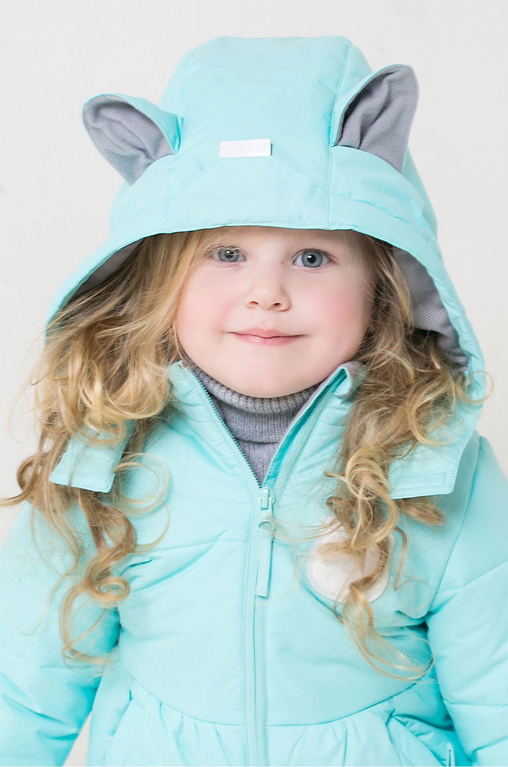 Куртка для девочки Crockid 6606038 голубой купить оптом в HappyWear.ru