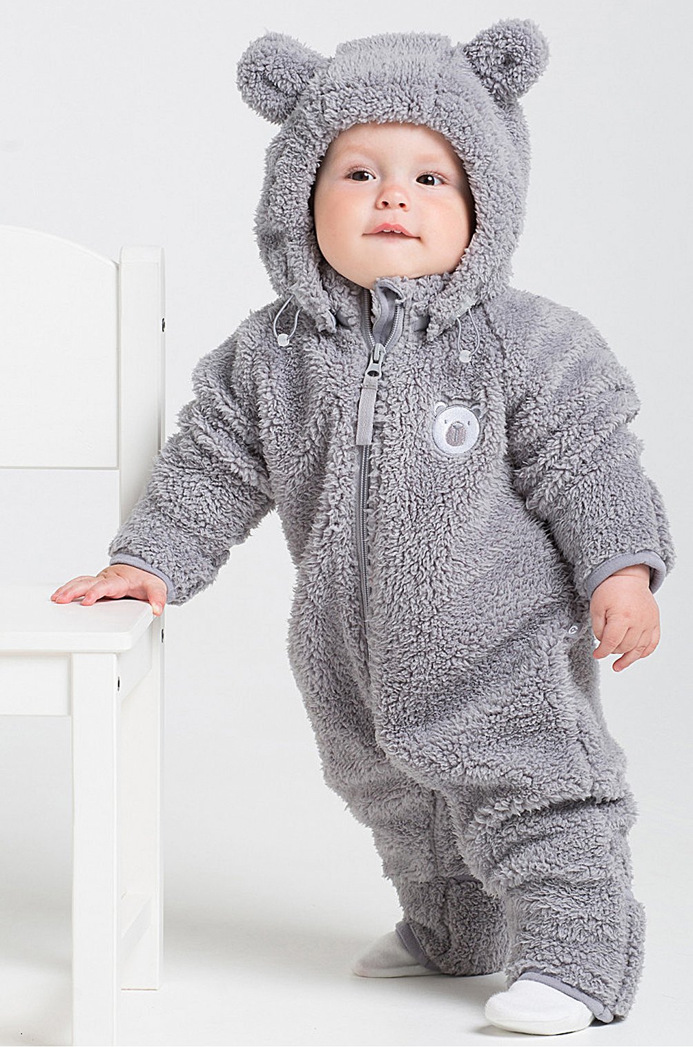 Комбинезон детский Crockid 6549761 серый купить оптом в HappyWear.ru