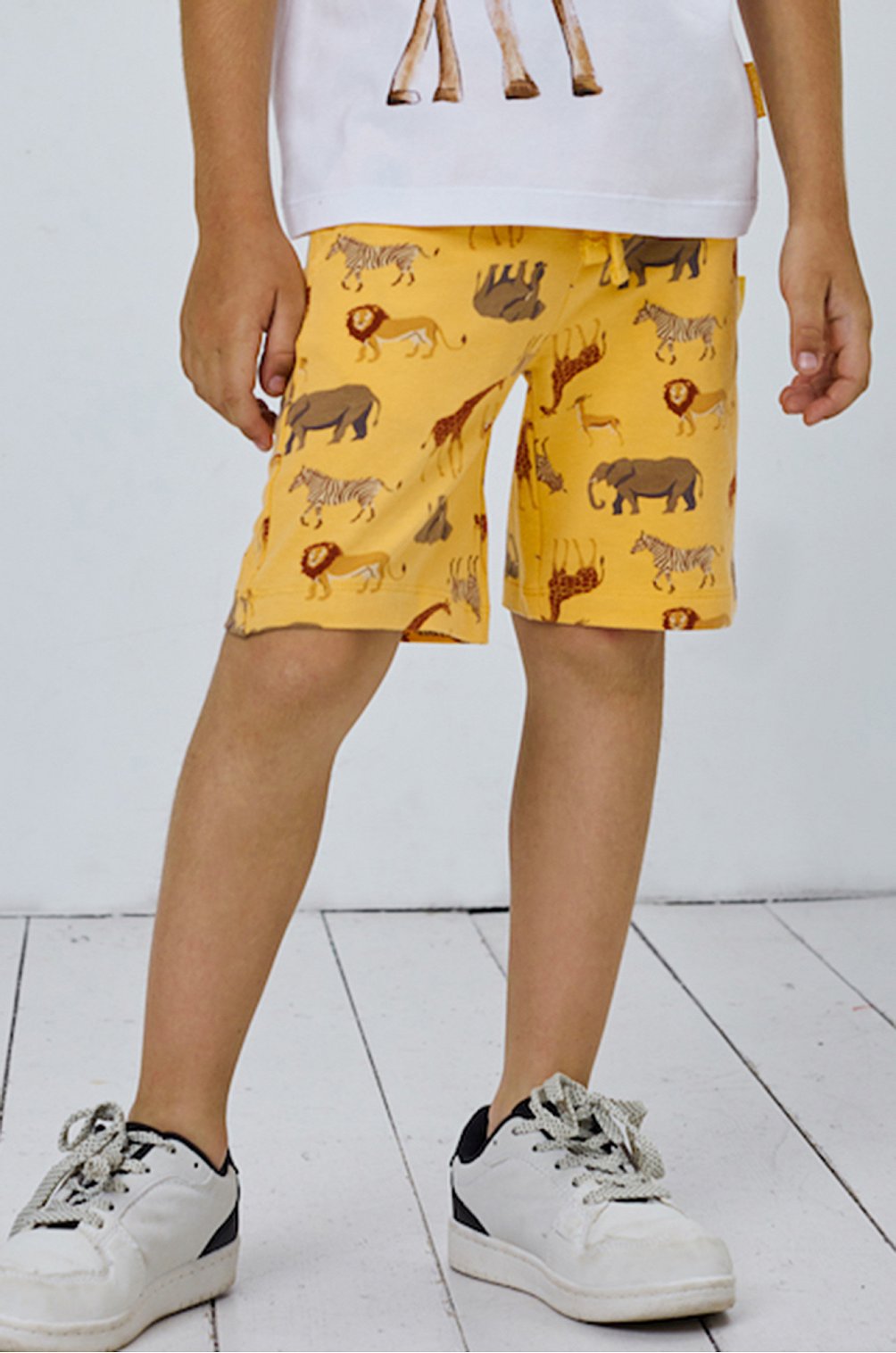 Шорты для мальчика KOGANKIDS 6625010 желтый купить оптом в HappyWear.ru