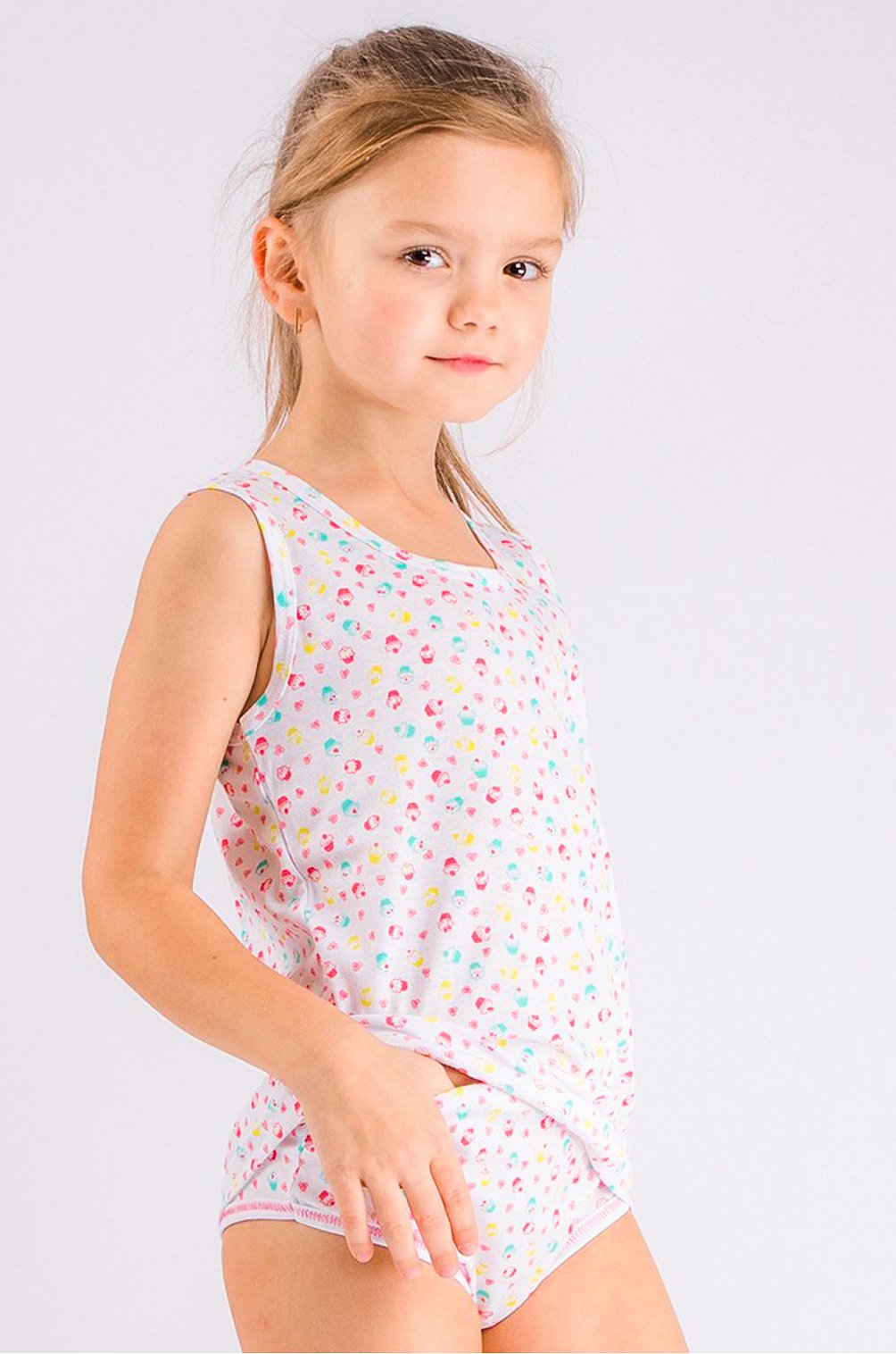 Комплект для девочки Свiтанак 6577732 белый купить оптом в HappyWear.ru