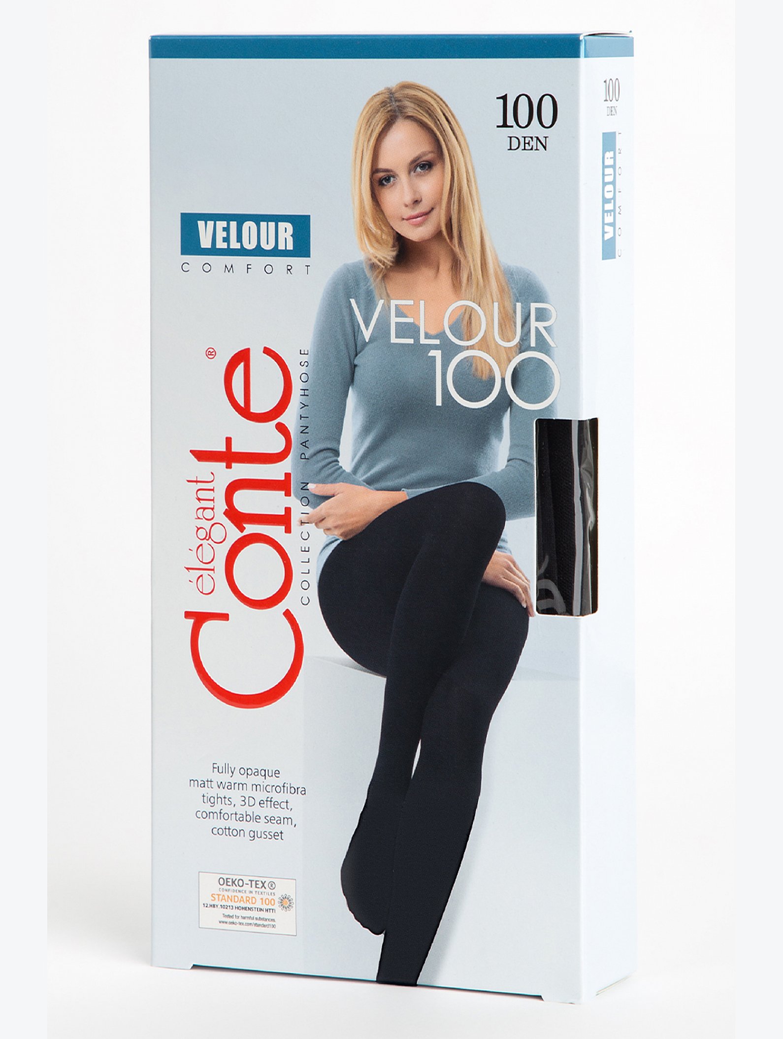 Женские матовые колготки 100 ден Conte Elegant