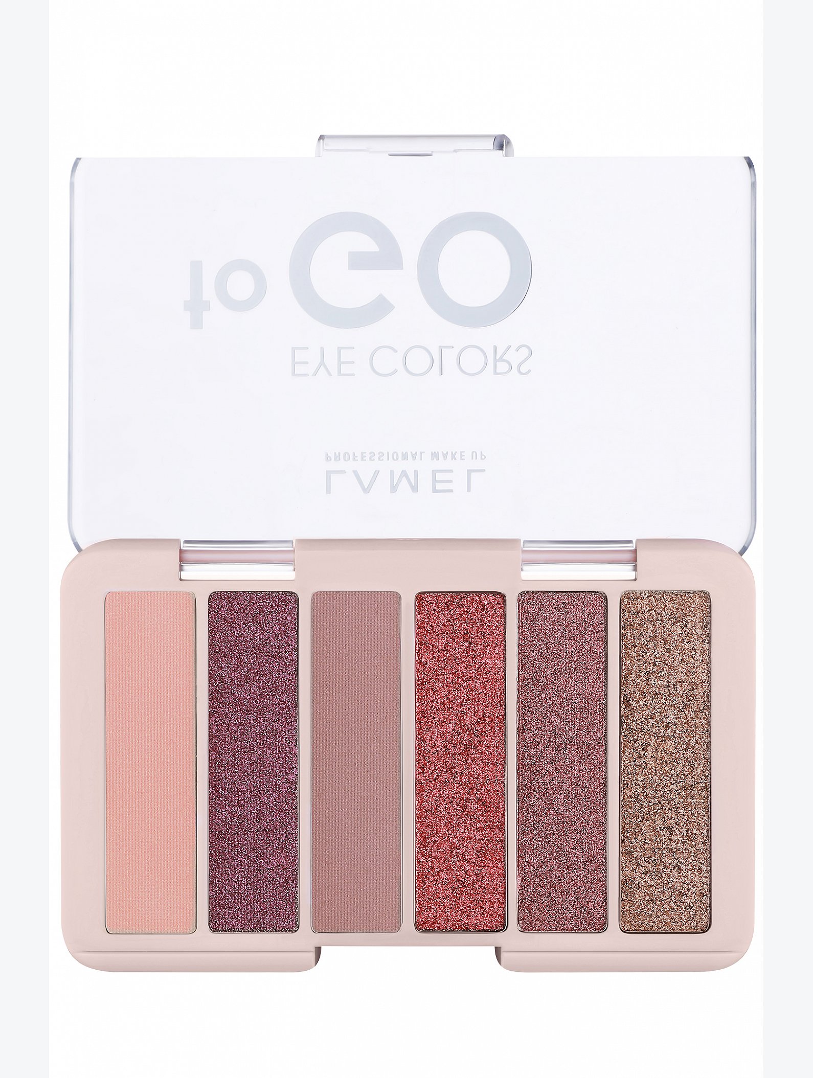 Набор теней для век Eye Colors to GO т.401 nude 4 г LAMEL Professional