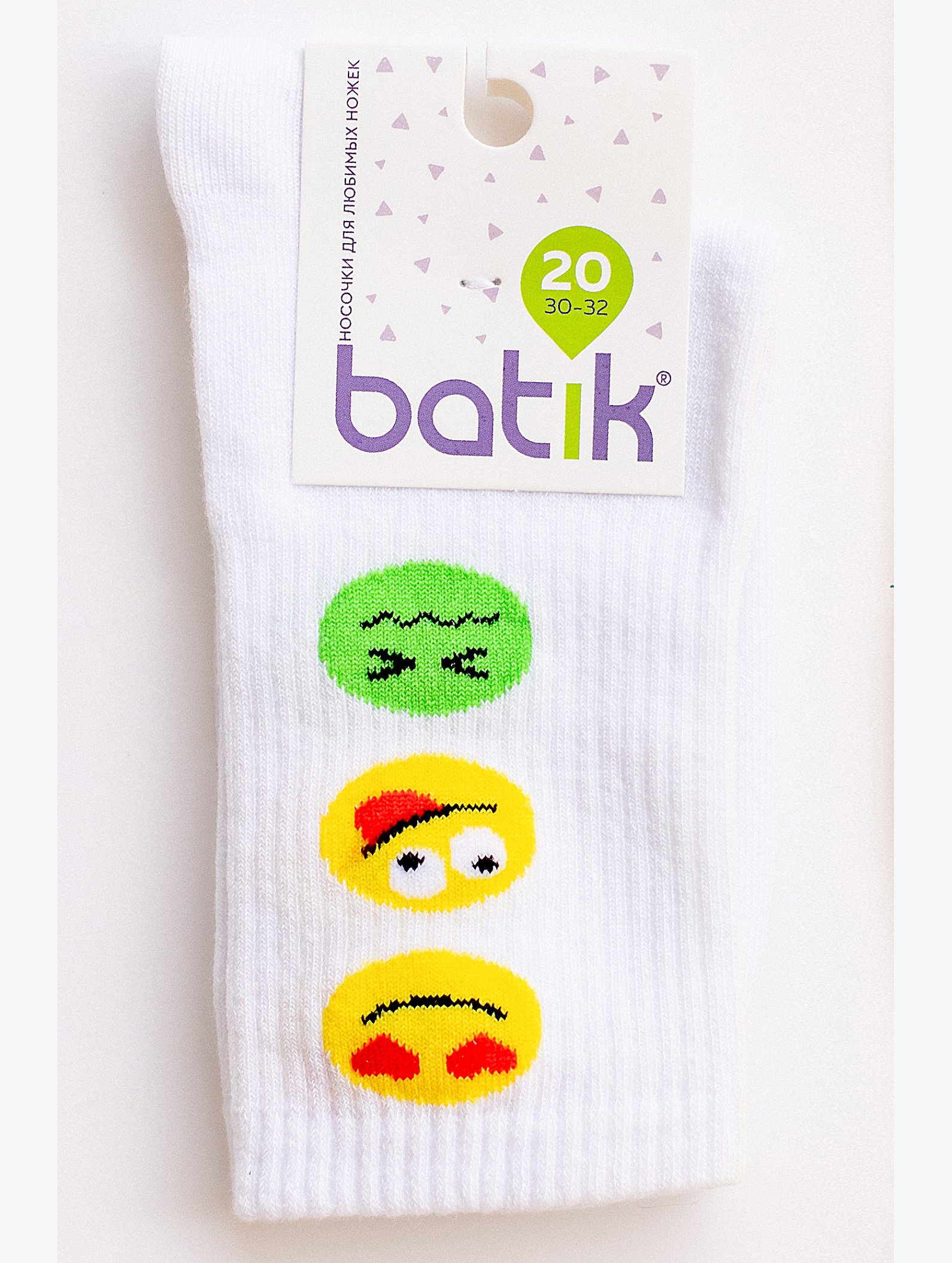 Носки для девочки с высокой резинкой Batik