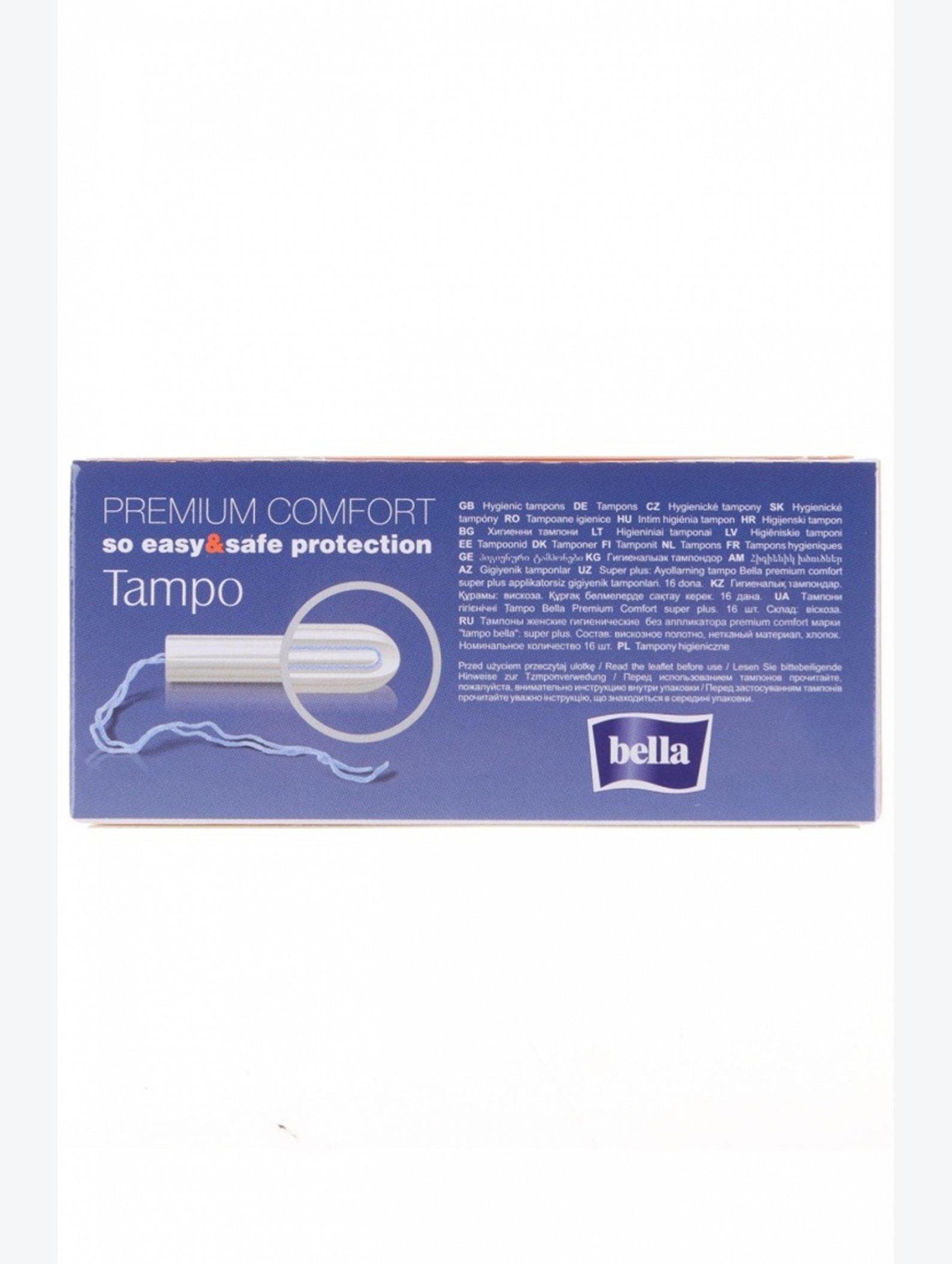 Тампоны без аппликатора bella tampo super plus 16 шт. Bella