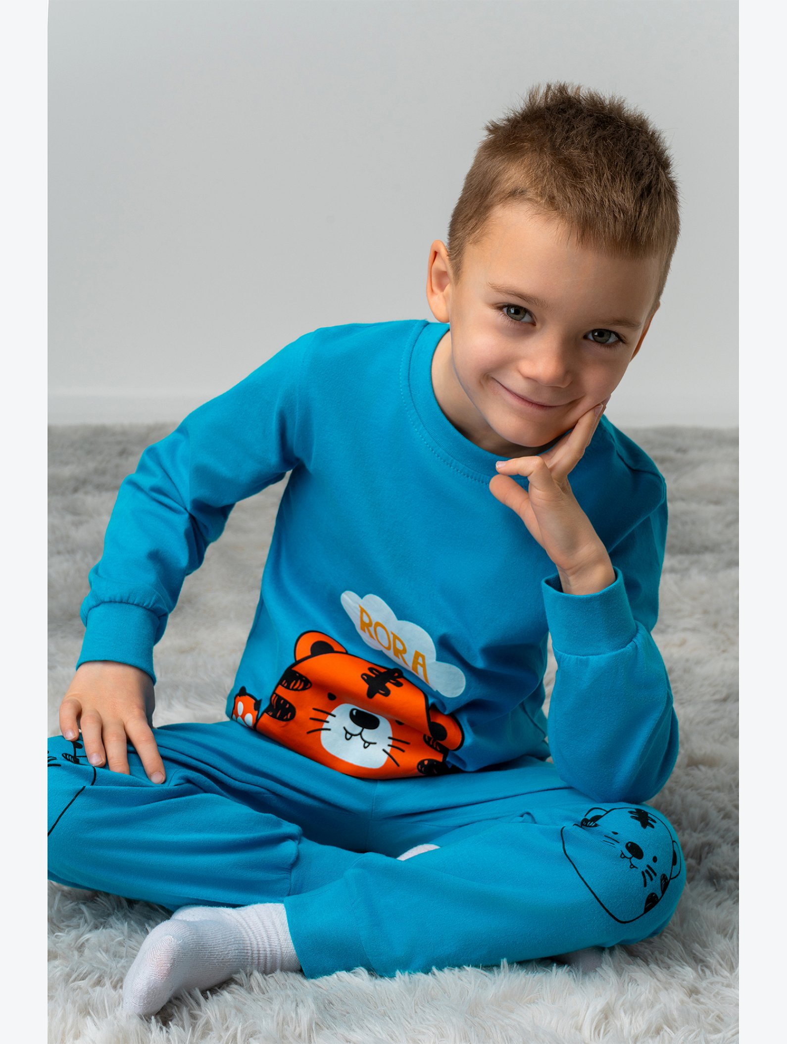 Хлопковая пижама для мальчика Bonito
