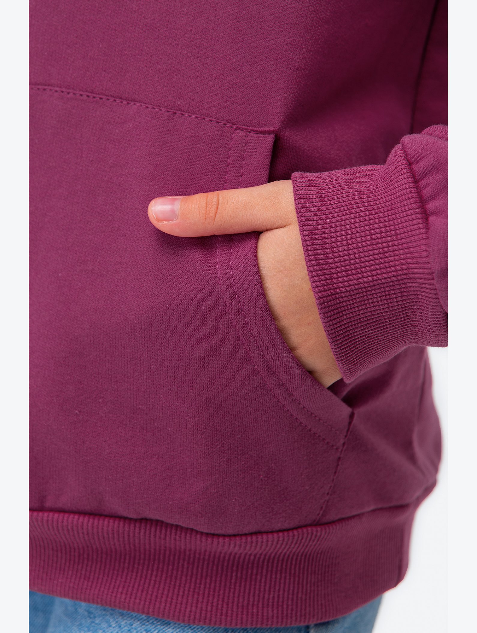 Толстовка для девочки из футера с микроначесом Bonito