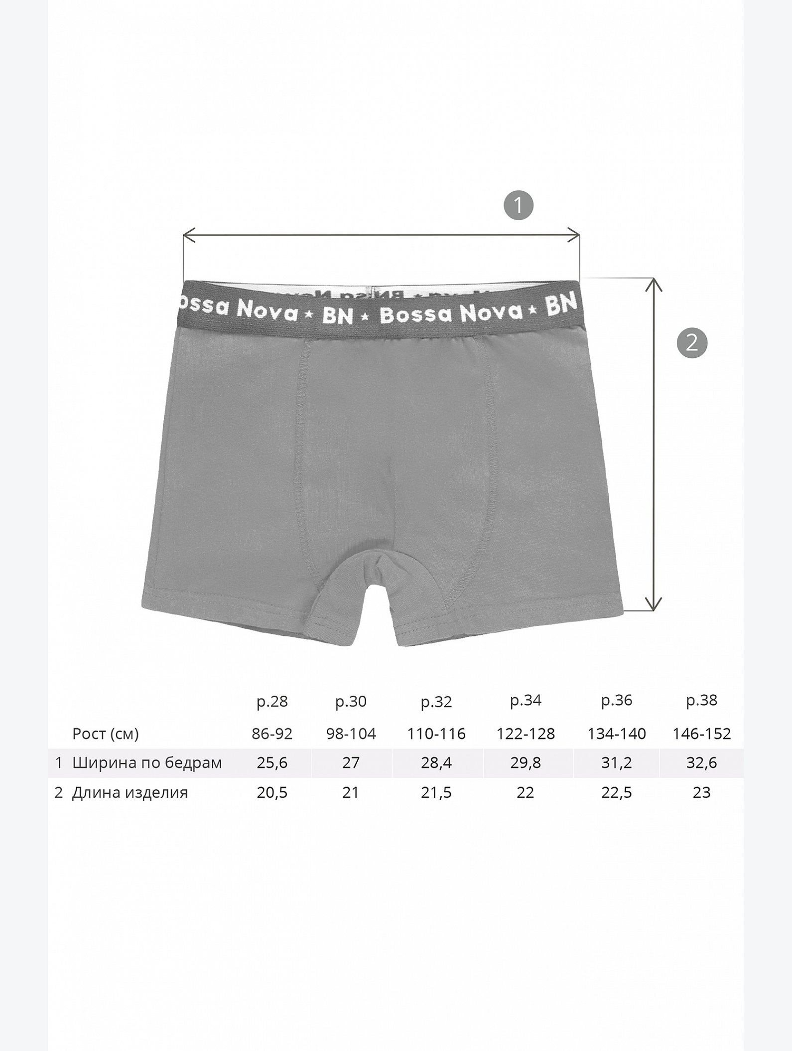 Трусы для мальчика Bossa Nova