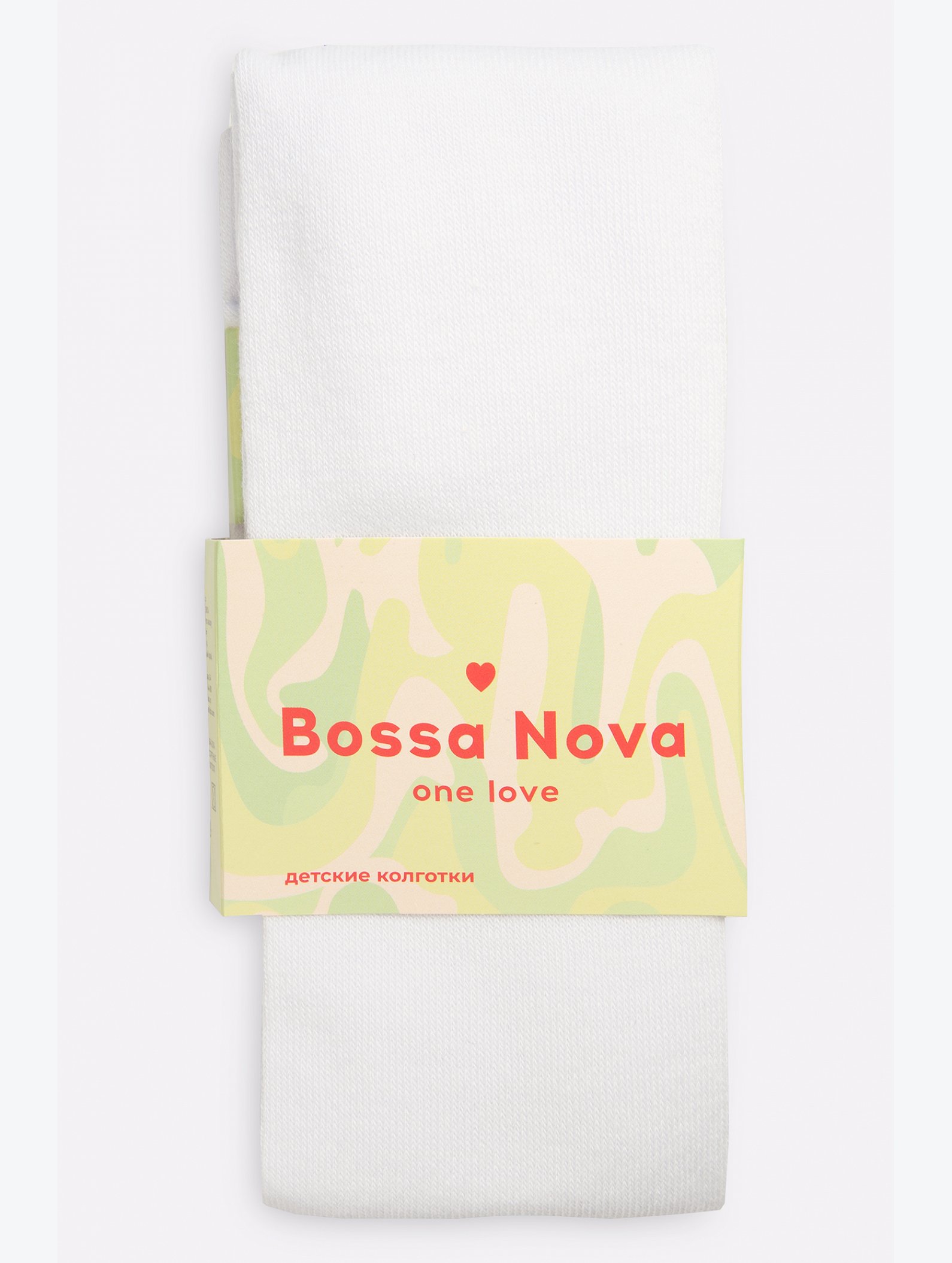 Матовые колготки для девочки с добавлением хлопка Bossa Nova