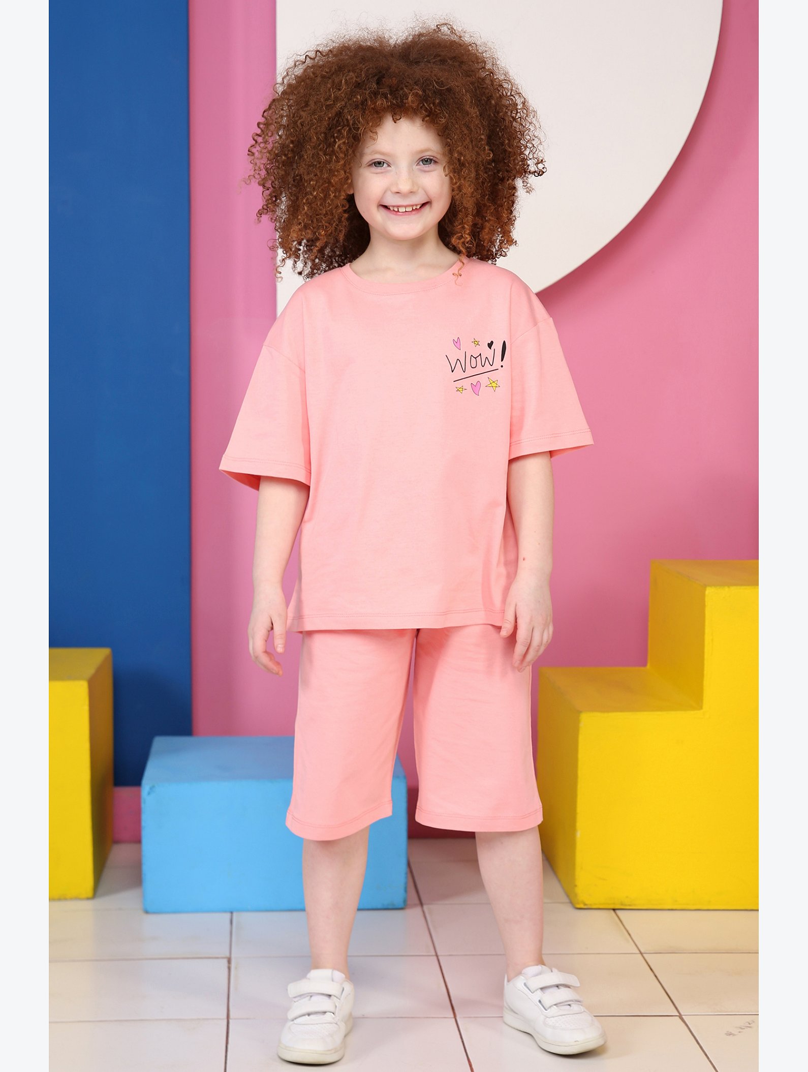 Костюм из футера двухнитки для девочки Baby Style