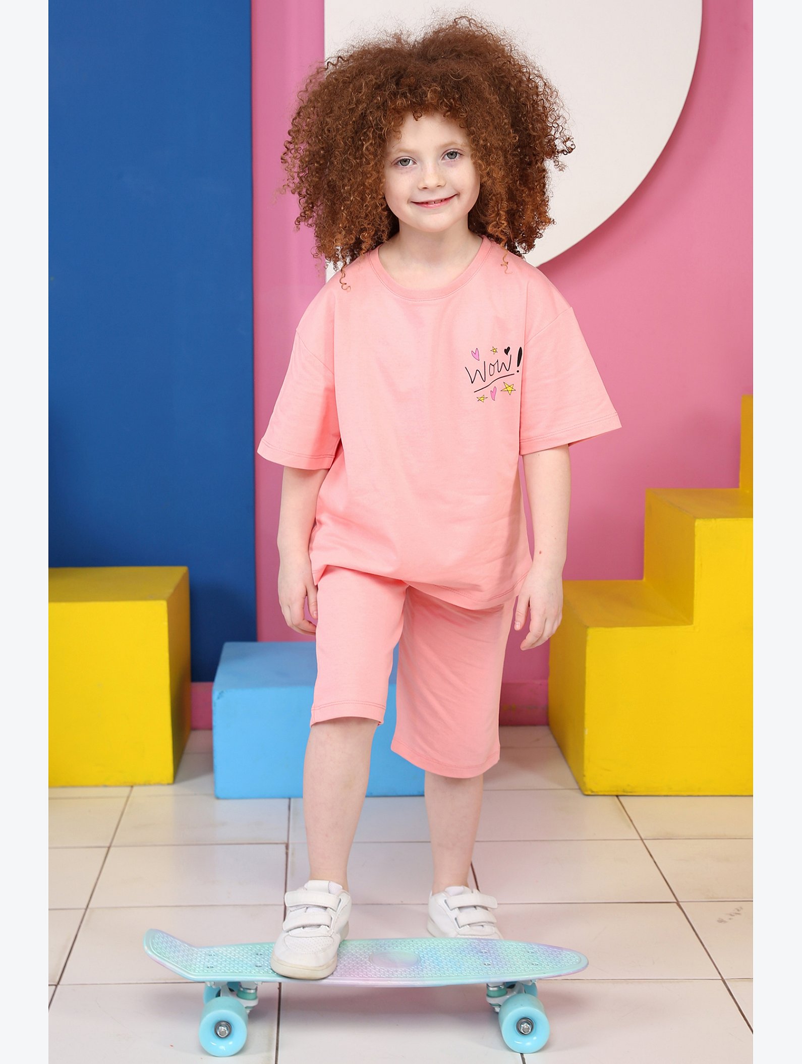 Костюм из футера двухнитки для девочки Baby Style