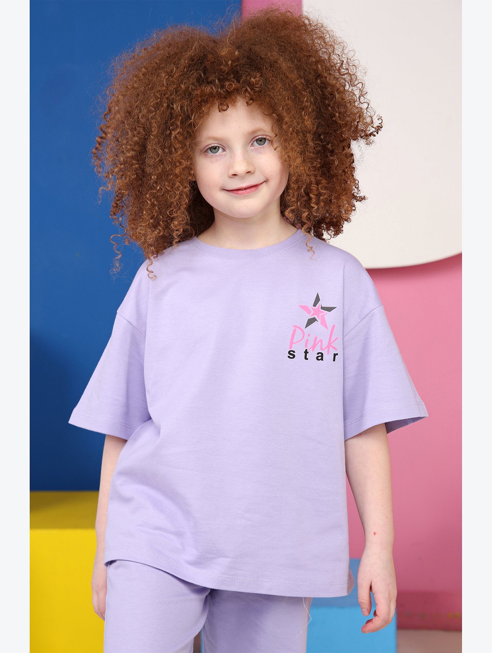 Костюм из футера двухнитки для девочки Baby Style