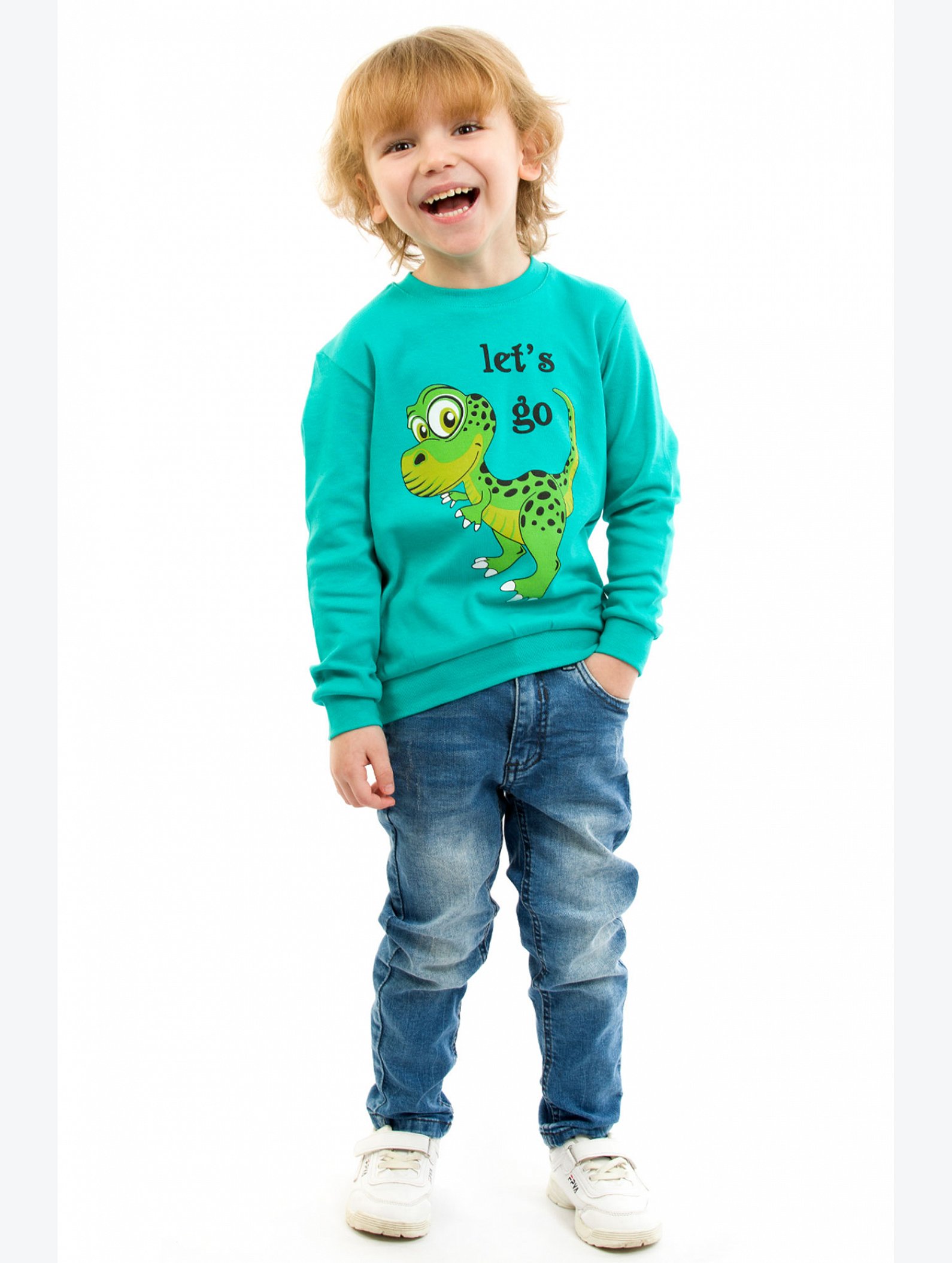 Свитшот из интерлока для мальчика Baby Style