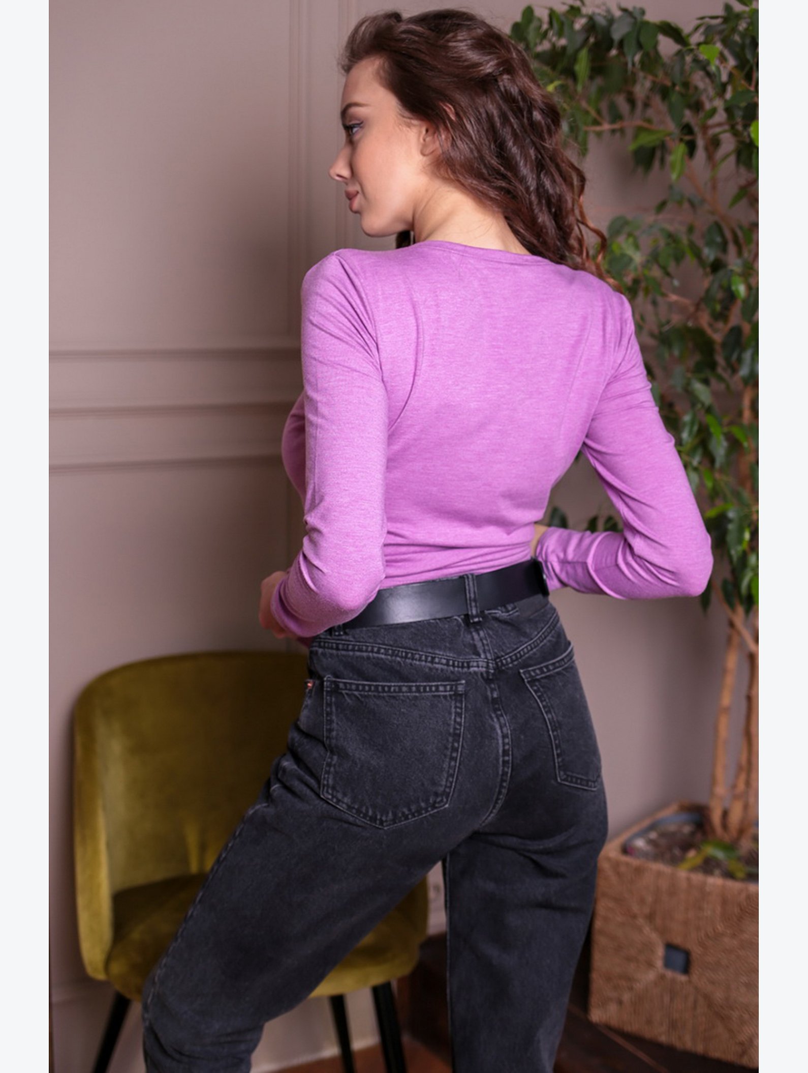 Блузка женская из вискозы ElenaTex