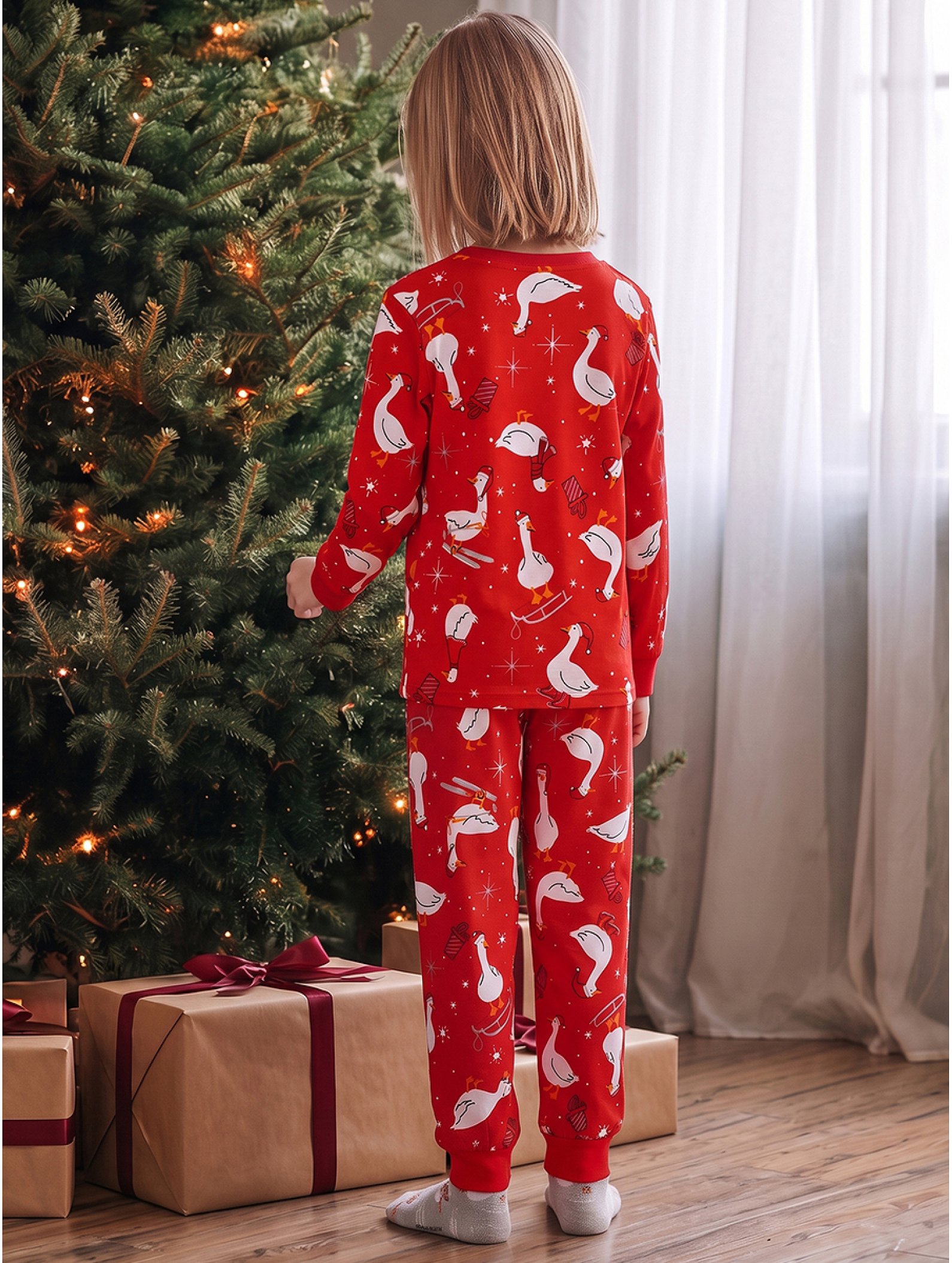 Детская новогодняя пижама Happyfox