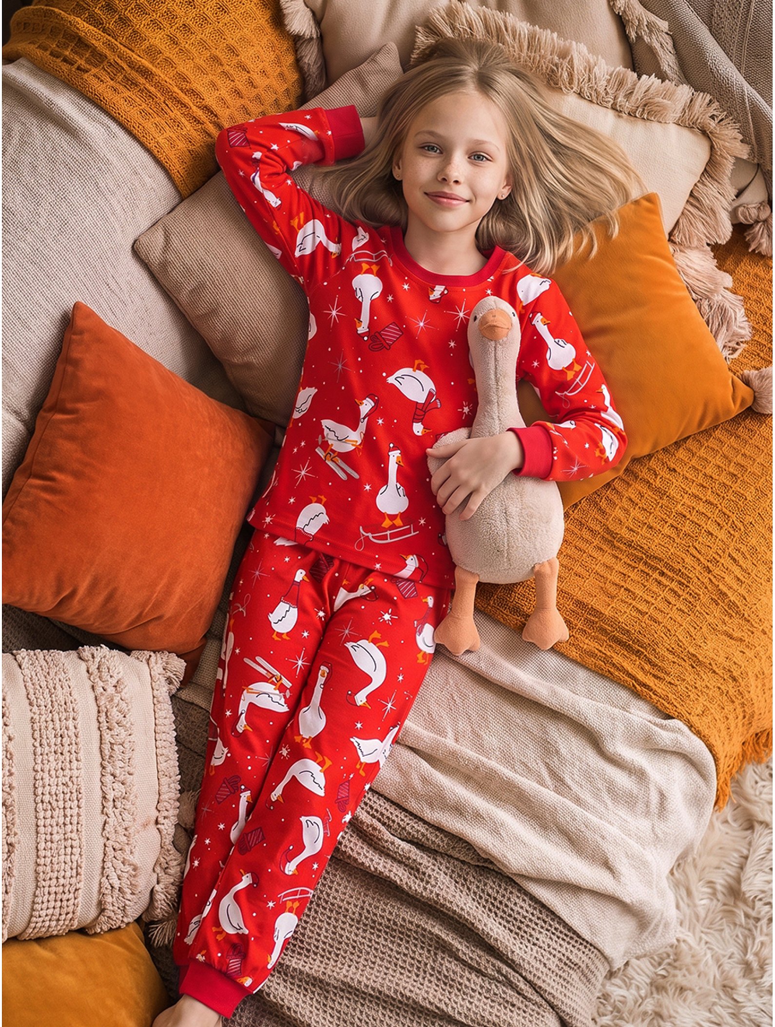Детская новогодняя пижама Happyfox