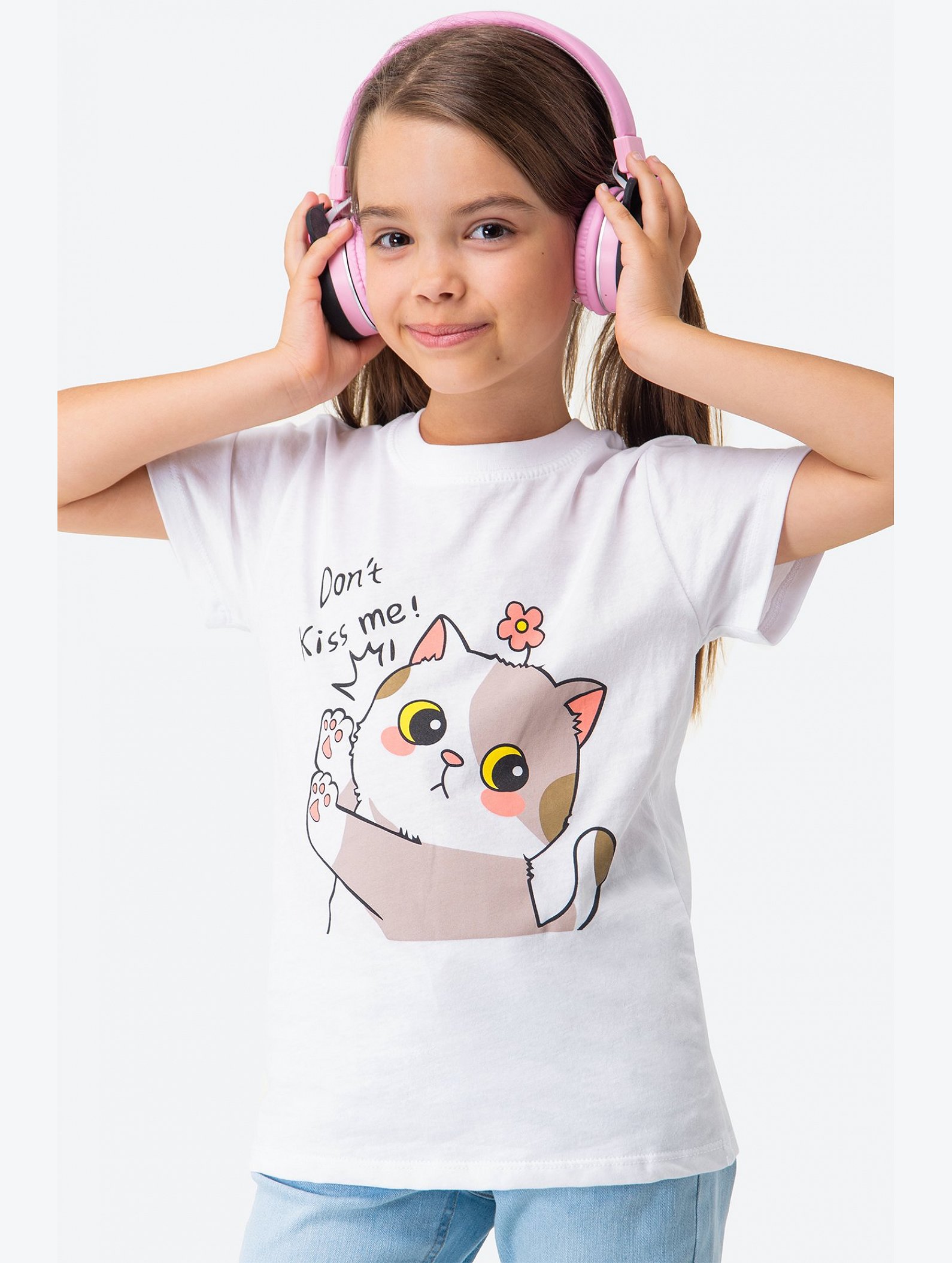 Детская хлопковая футболка Happyfox