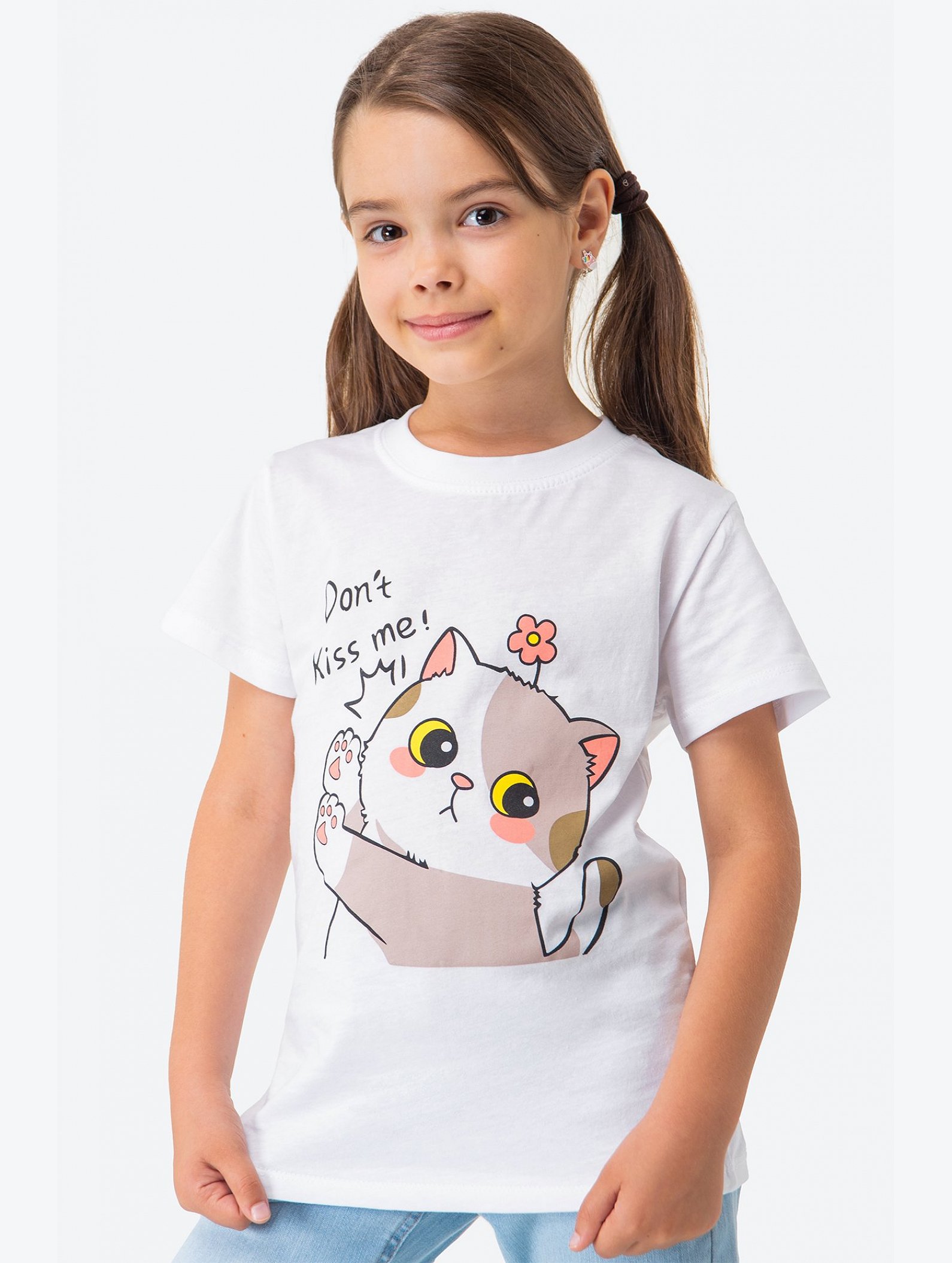 Детская хлопковая футболка Happyfox