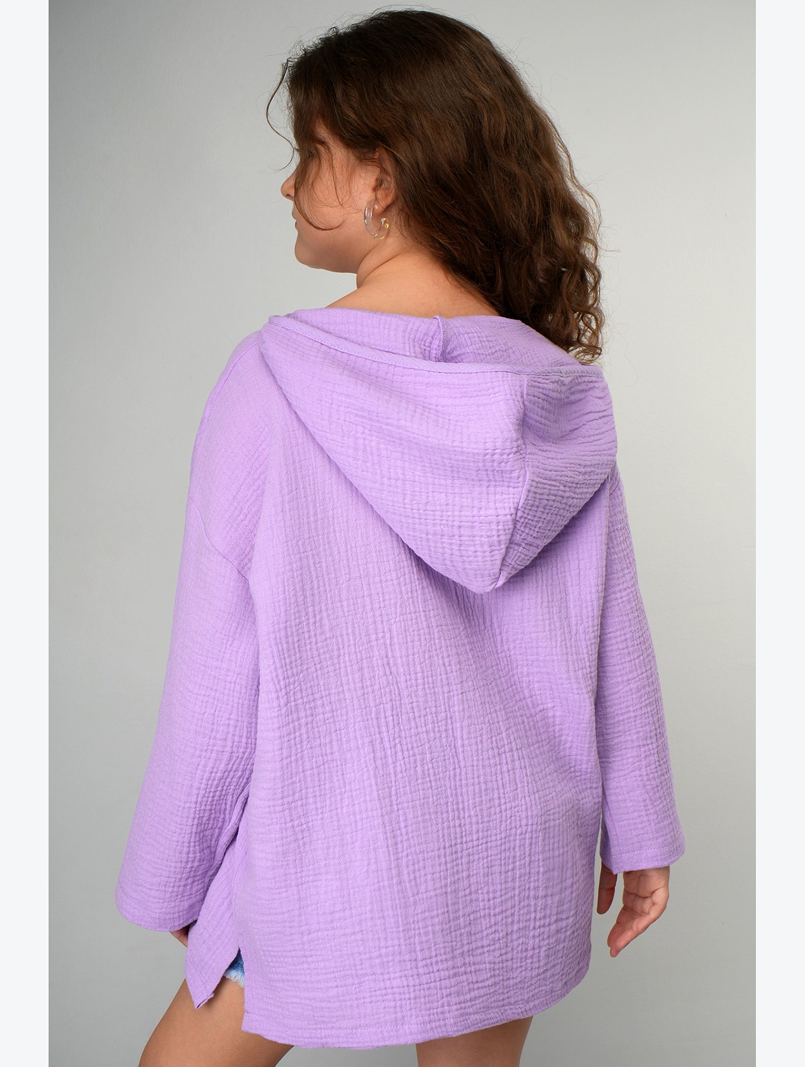 Детская хлопковая пляжная туника из муслина Happyfox
