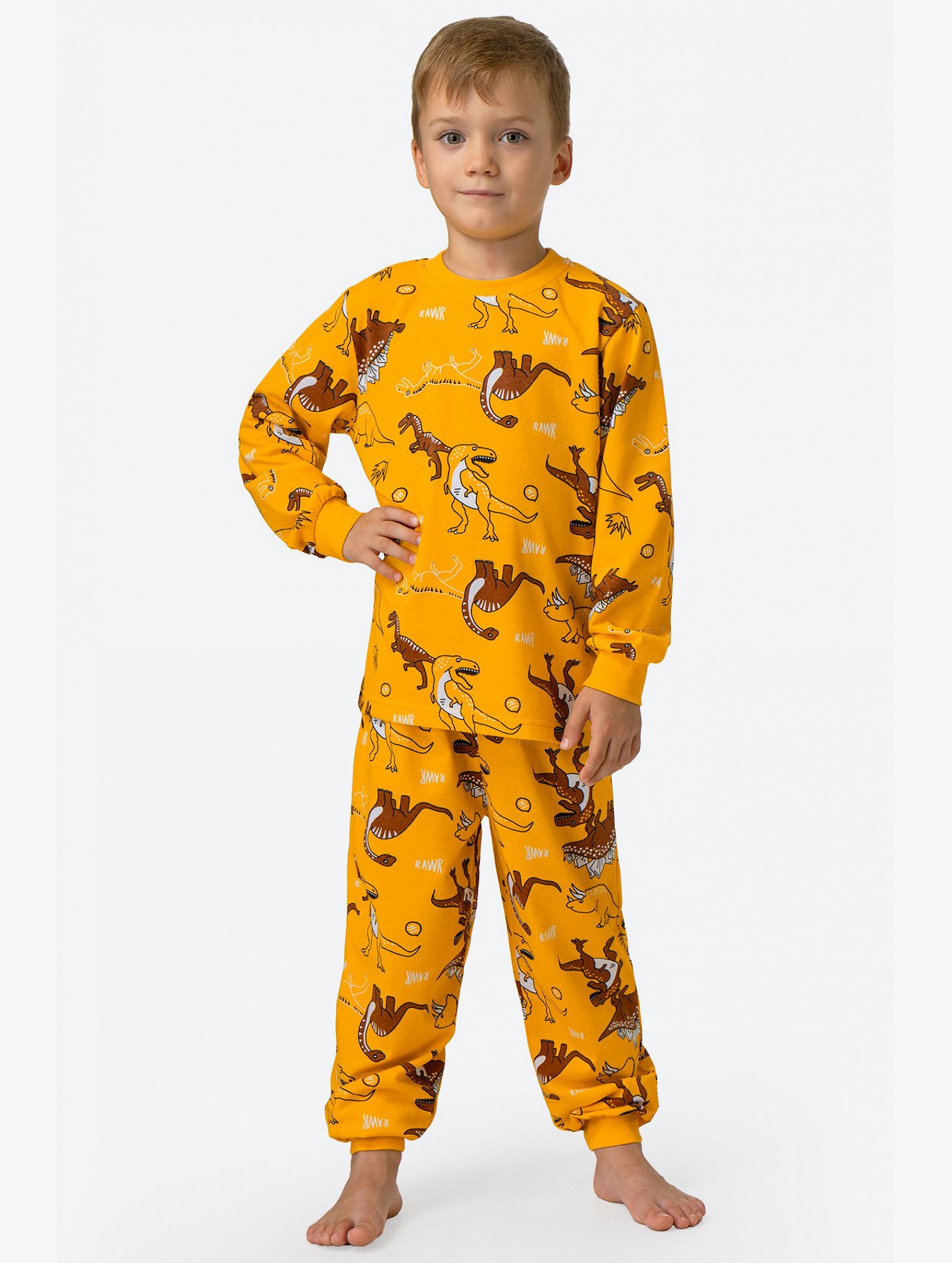 Хлопковая пижама для мальчика Happyfox