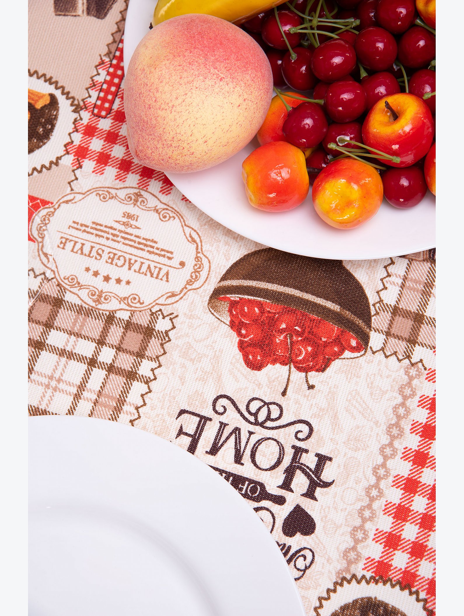 Дорожка на стол из рогожки 145Х45 Happy Fox Home