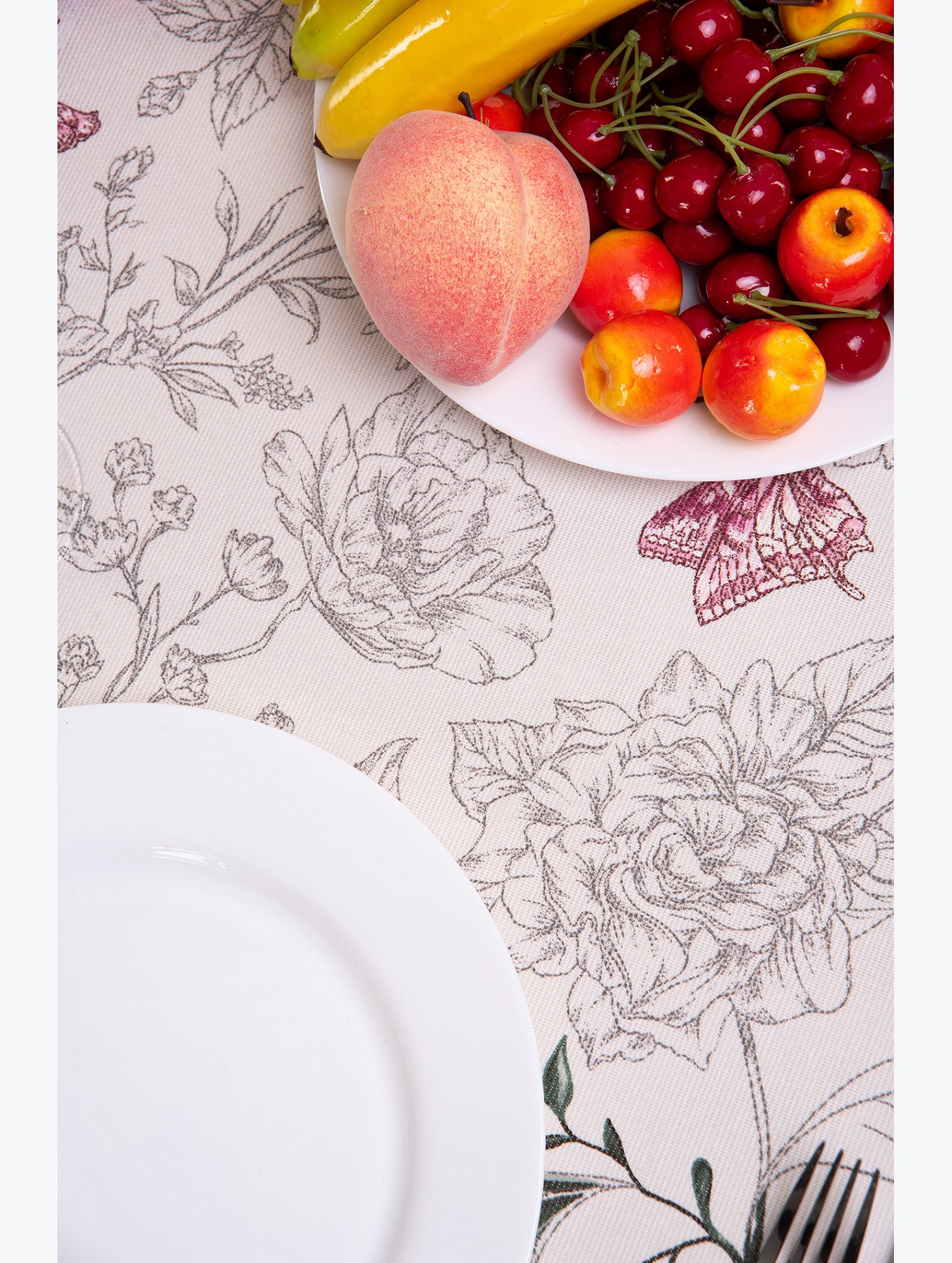 Дорожка на стол из рогожки 145Х45 Happy Fox Home