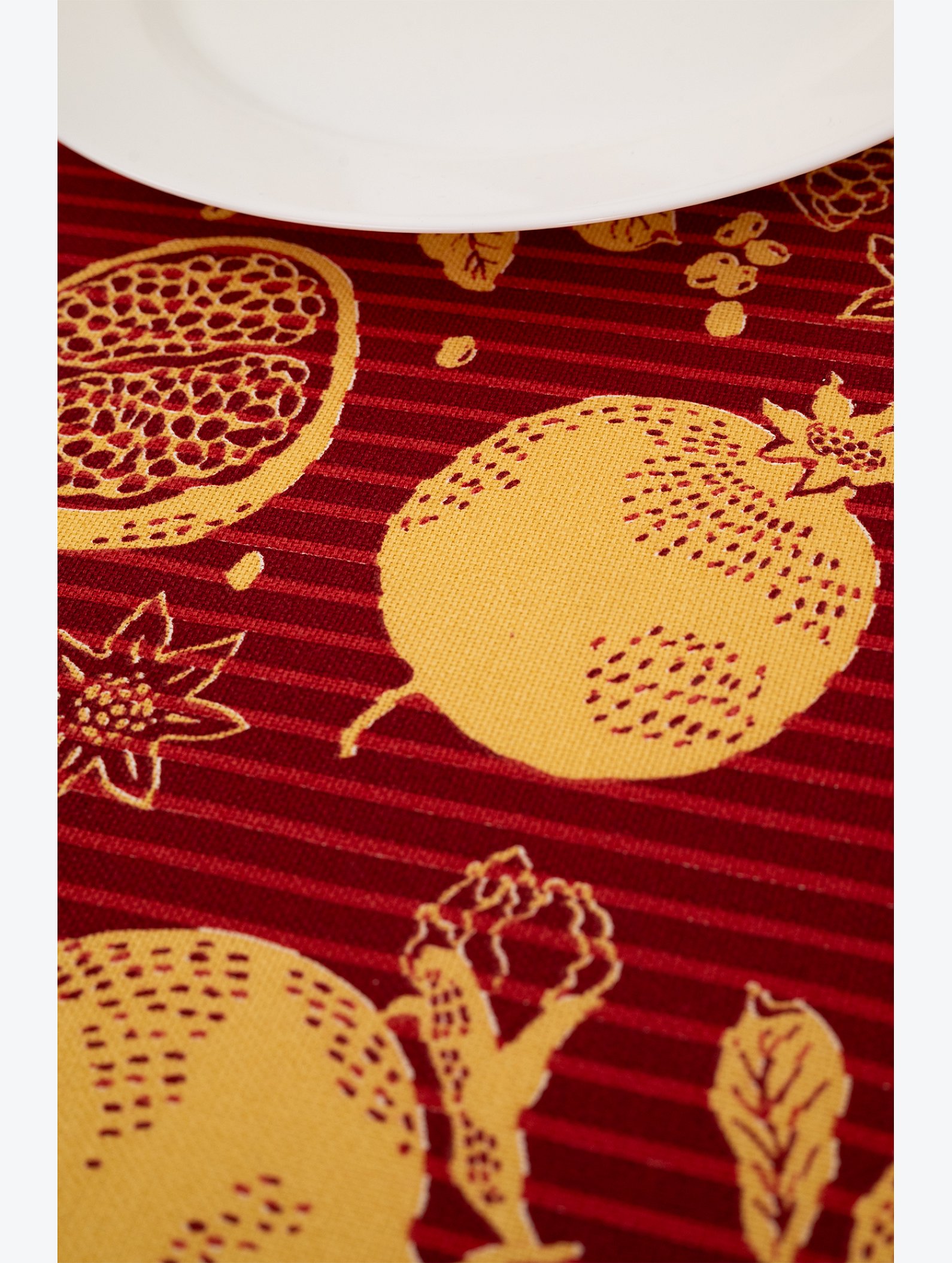 Дорожка на стол из рогожки 145Х45 Happy Fox Home