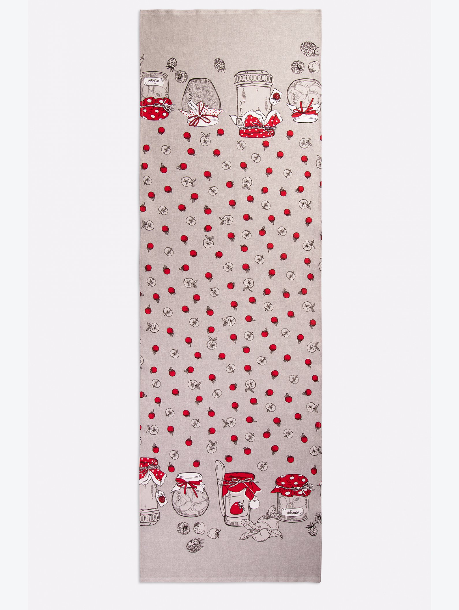 Дорожка на стол из рогожки 145Х45 Happy Fox Home