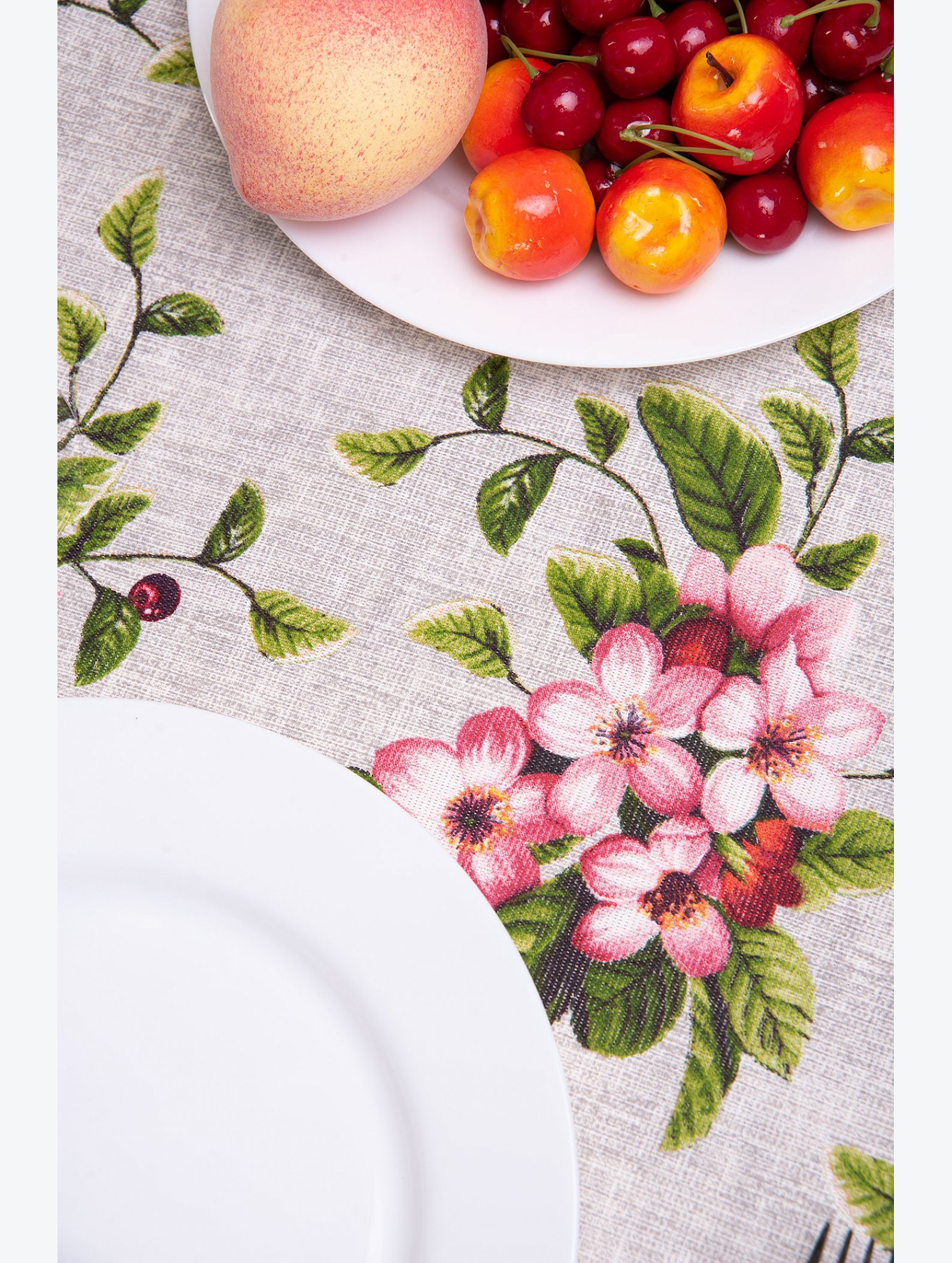 Дорожка на стол из рогожки 145Х45 Happy Fox Home