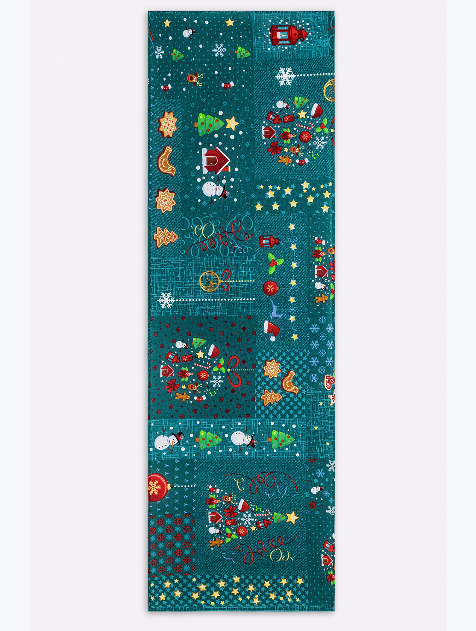 Дорожка на стол из рогожки 145x45 Happy Fox Home
