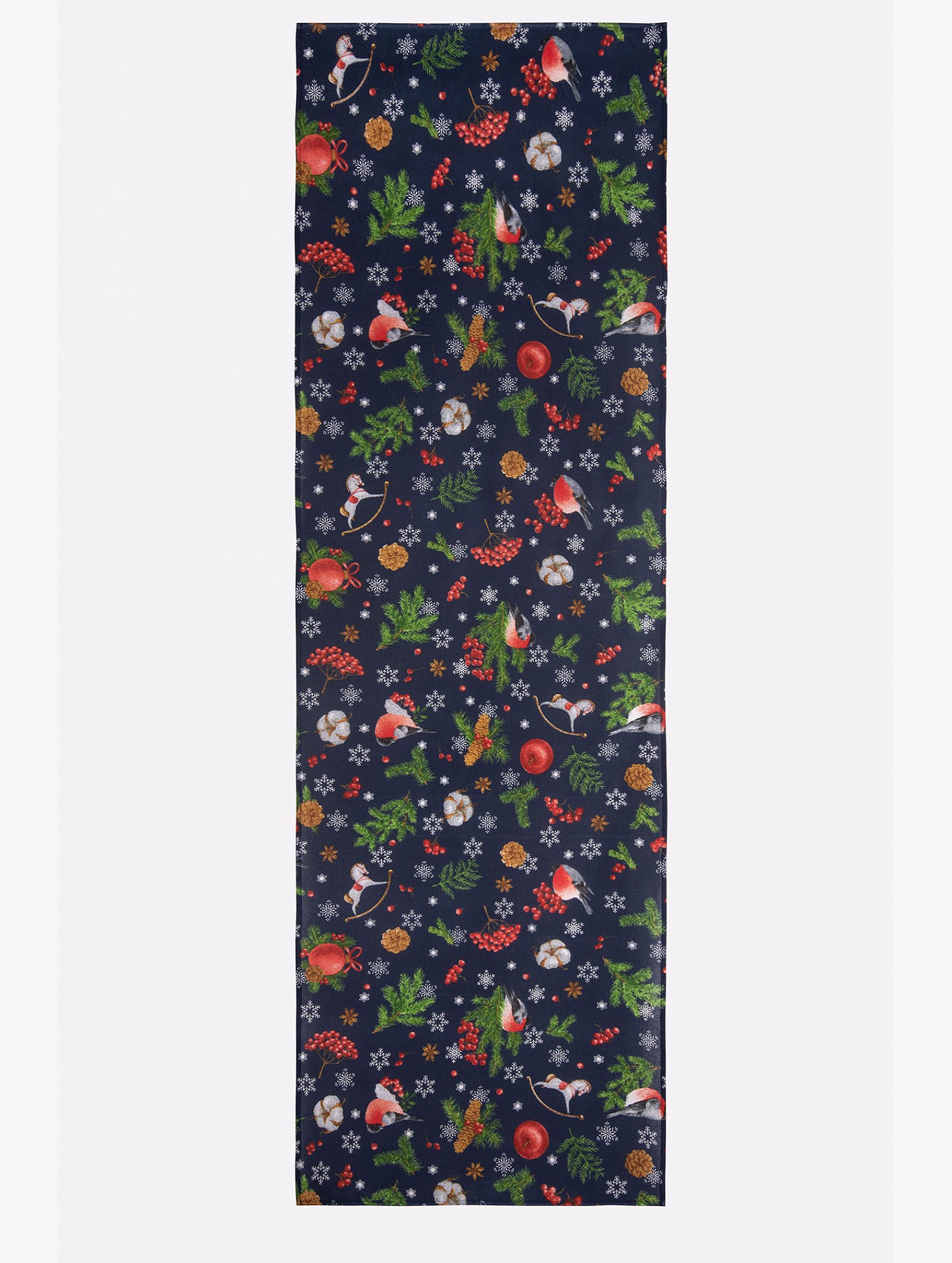 Дорожка на стол из рогожки 145x45 Happy Fox Home