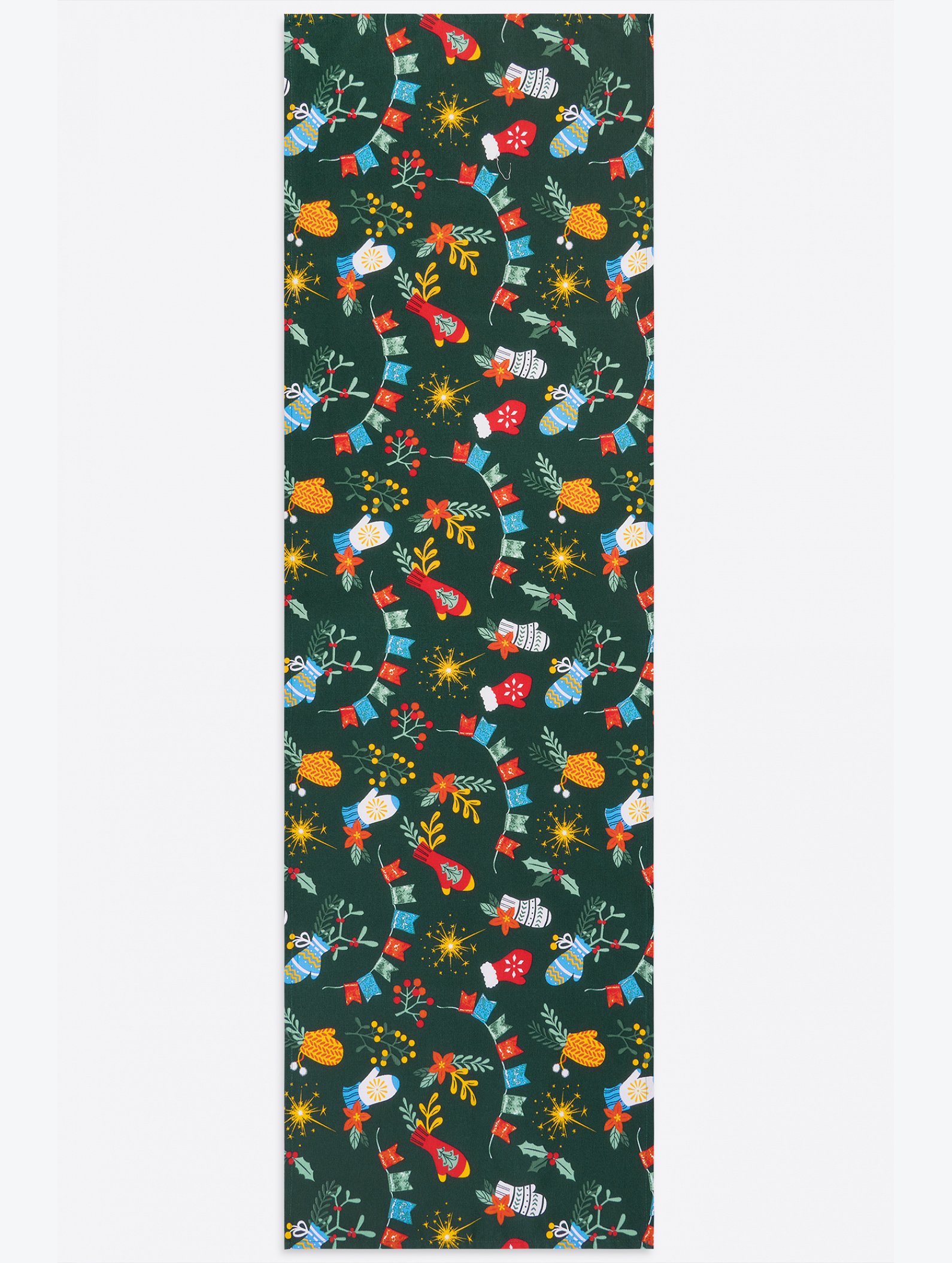 Дорожка на стол из рогожки 145x45 Happy Fox Home