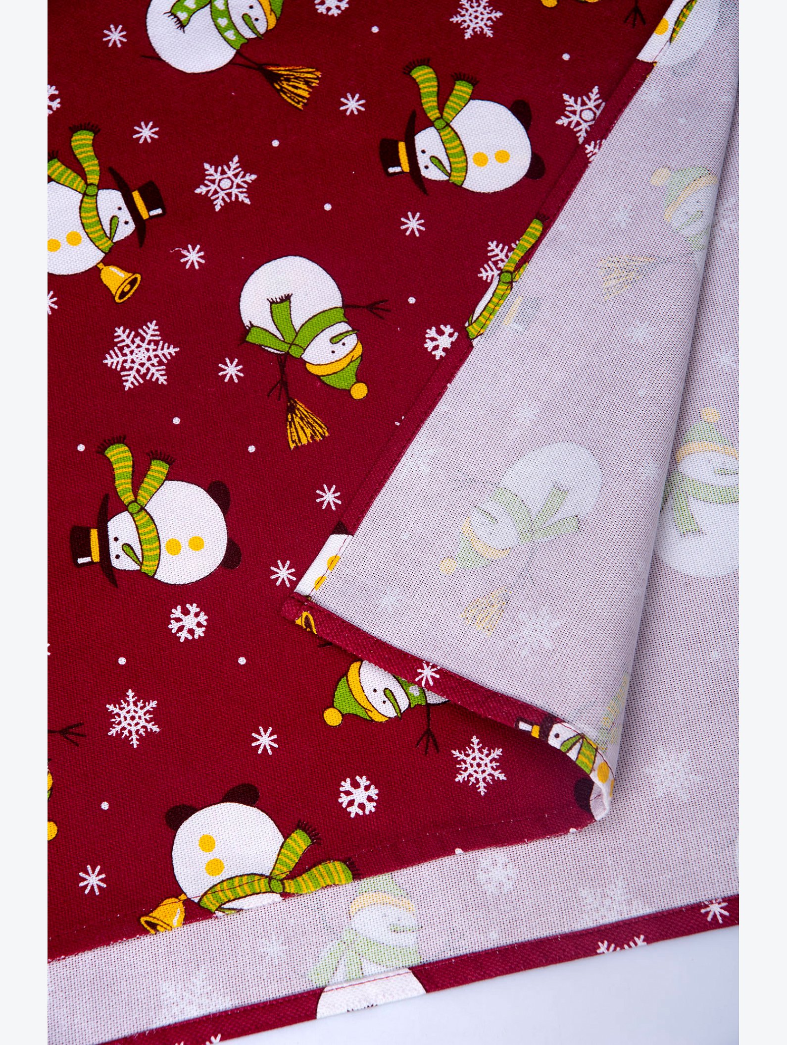 Дорожка на стол из рогожки 145x45 Happy Fox Home