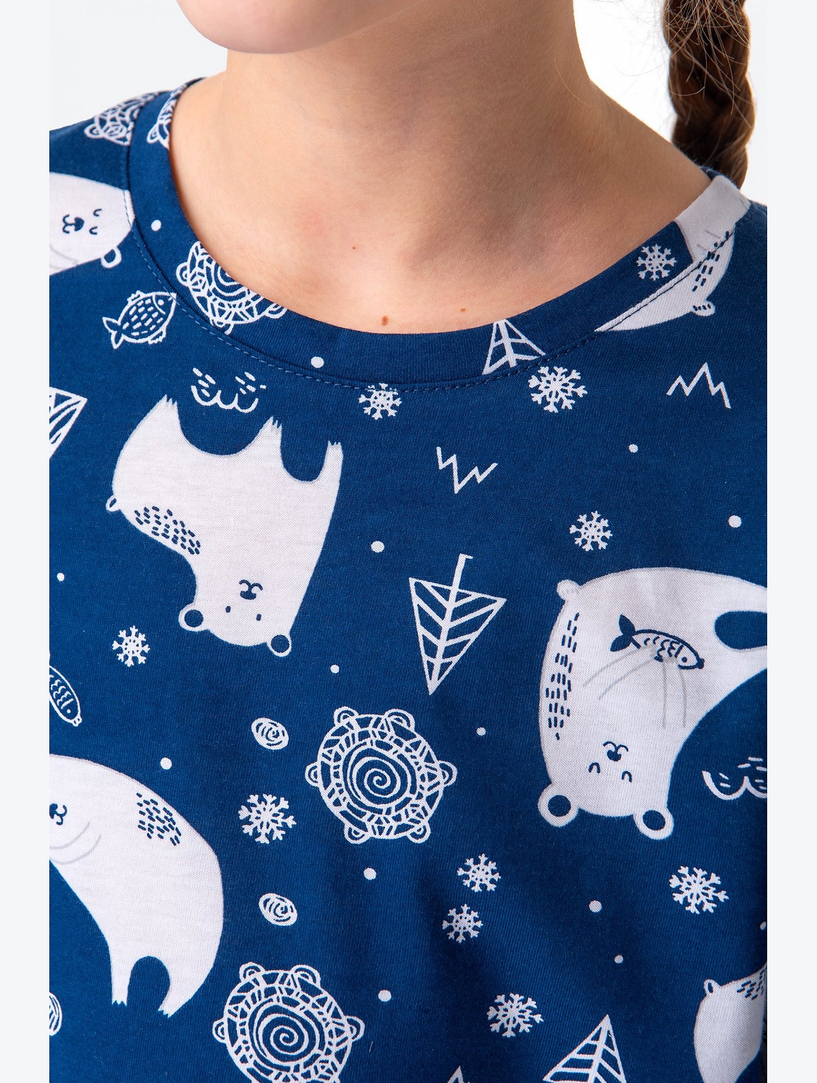 Туника оверсайз для девочки Happyfox