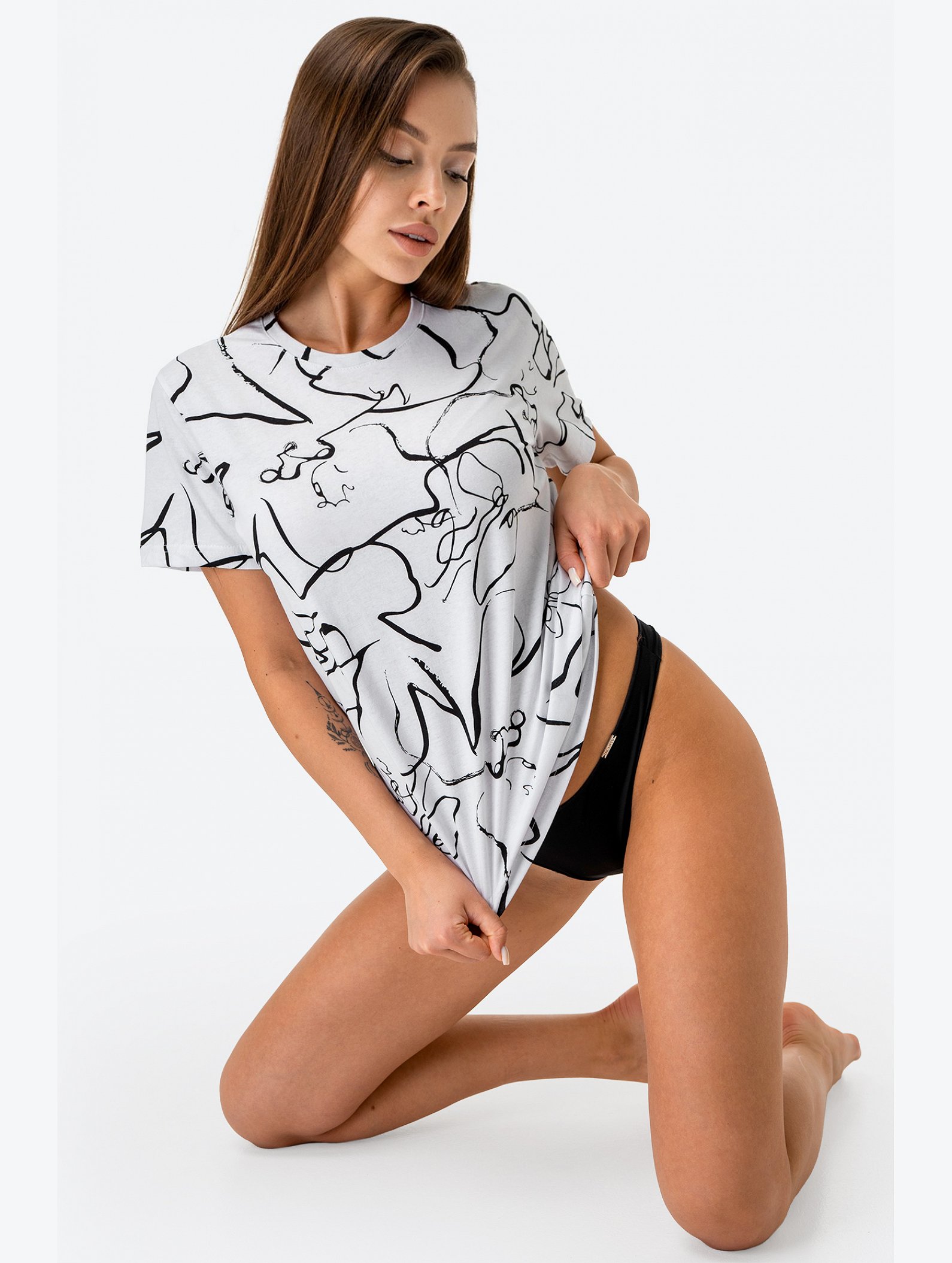 Женская футболка из хлопка Happyfox