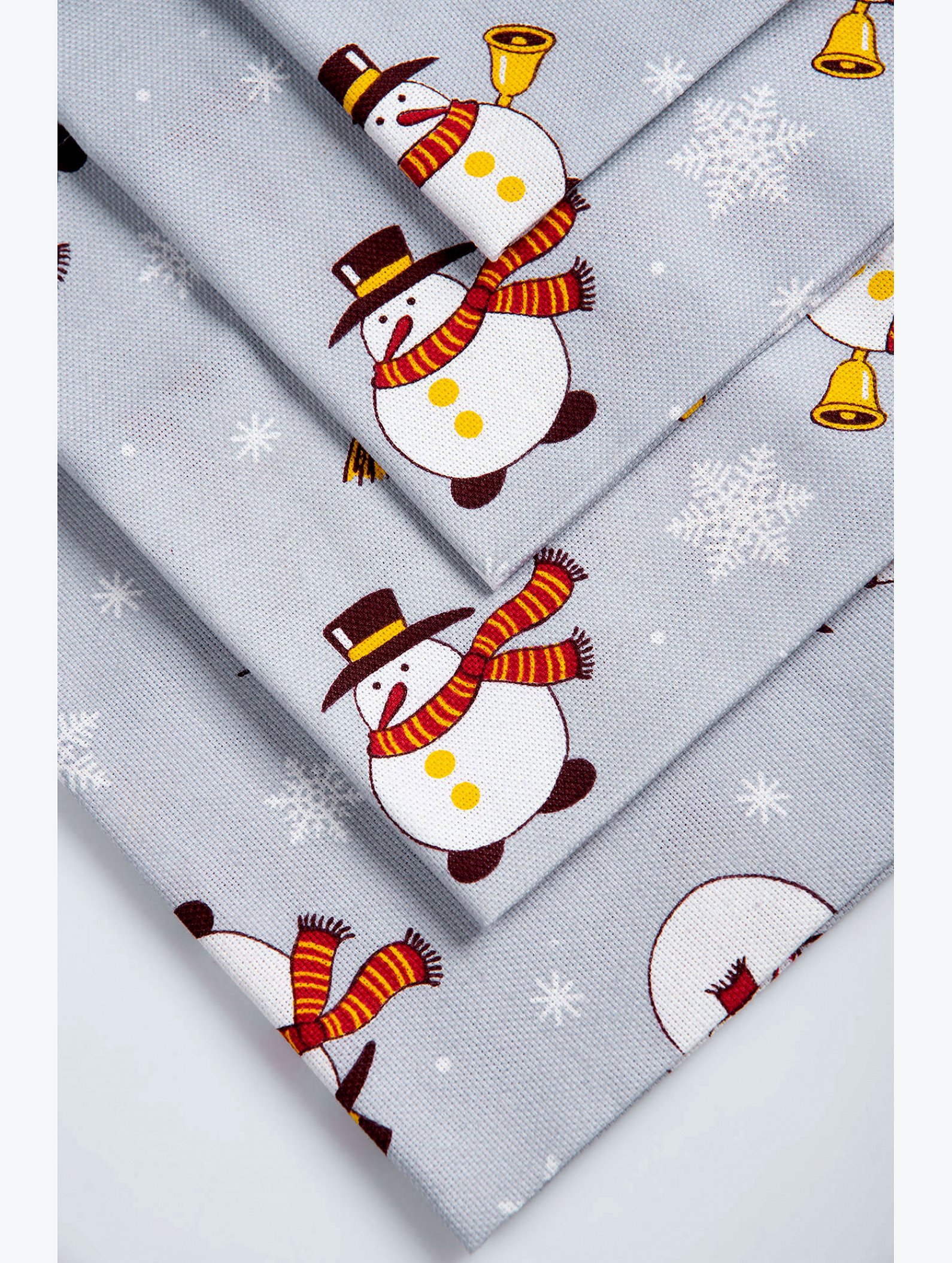 Набор салфеток из рогожки 4 шт Happy Fox Home
