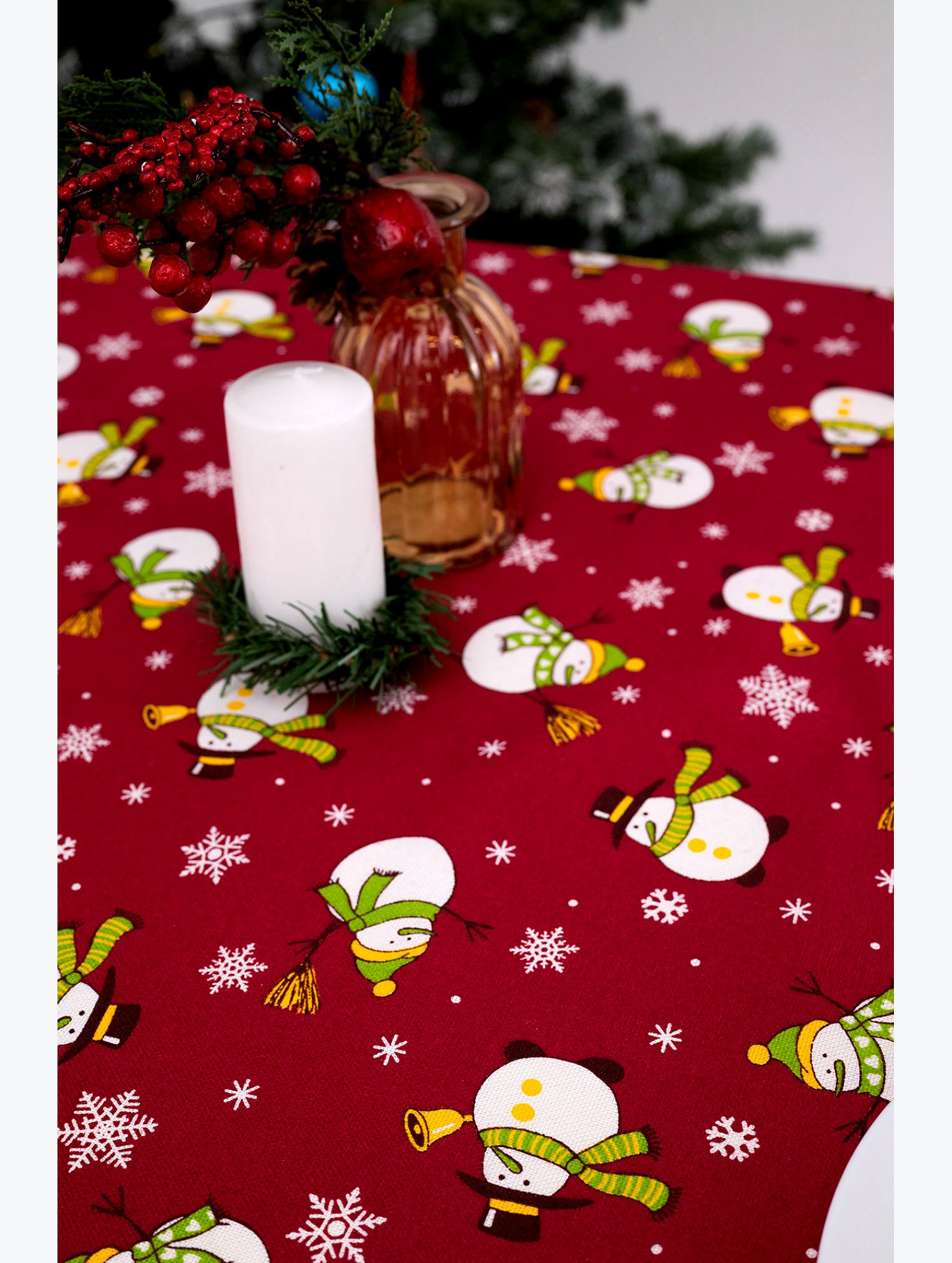 Скатерть из рогожки Happy Fox Home