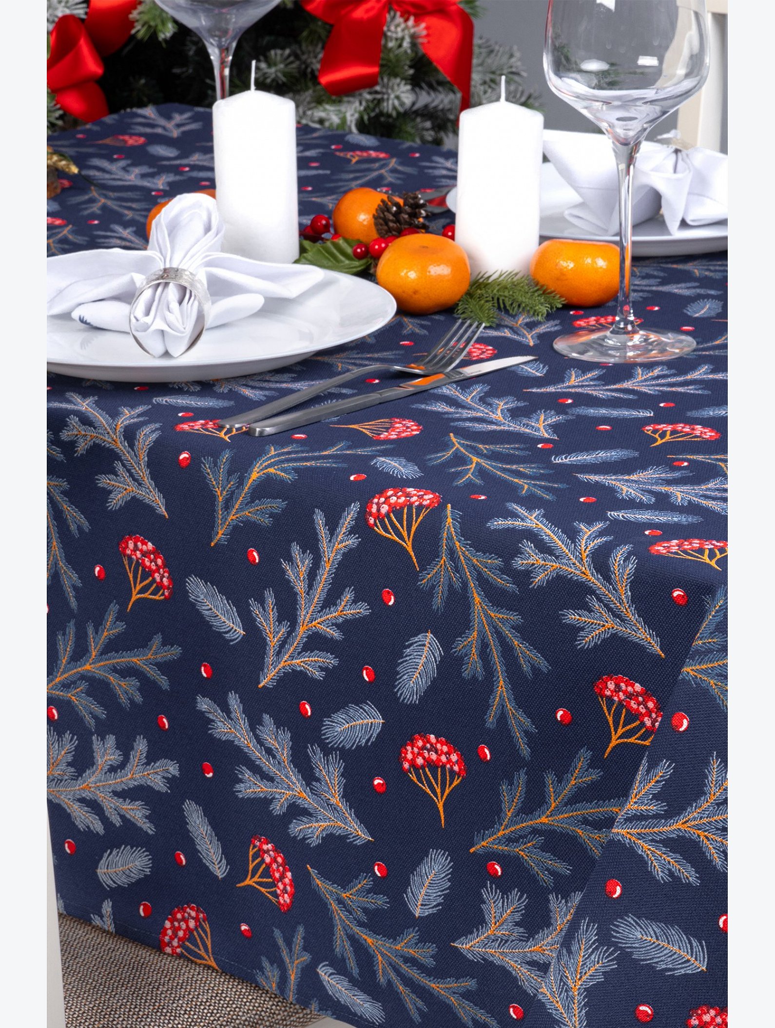 Скатерть из рогожки Happy Fox Home