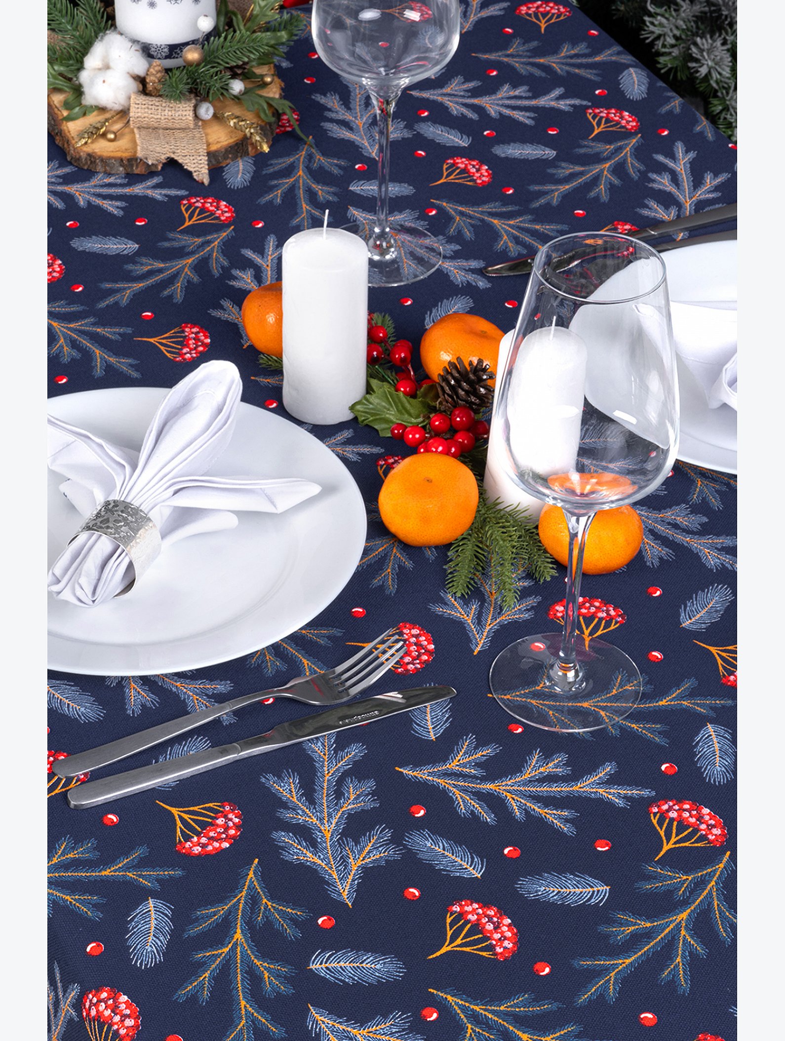 Скатерть из рогожки Happy Fox Home