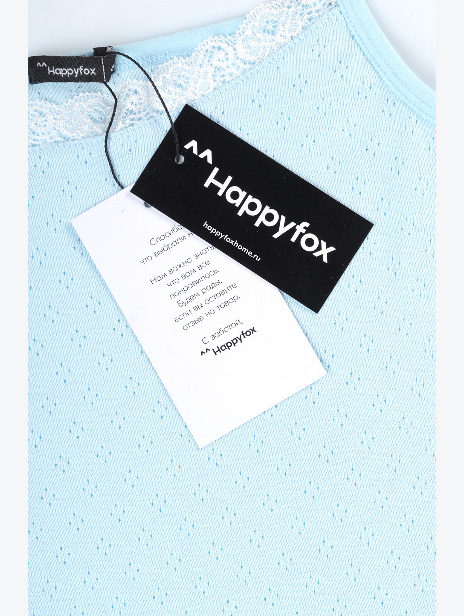 Женская пижама с шортами из ажурного хлопка Happyfox