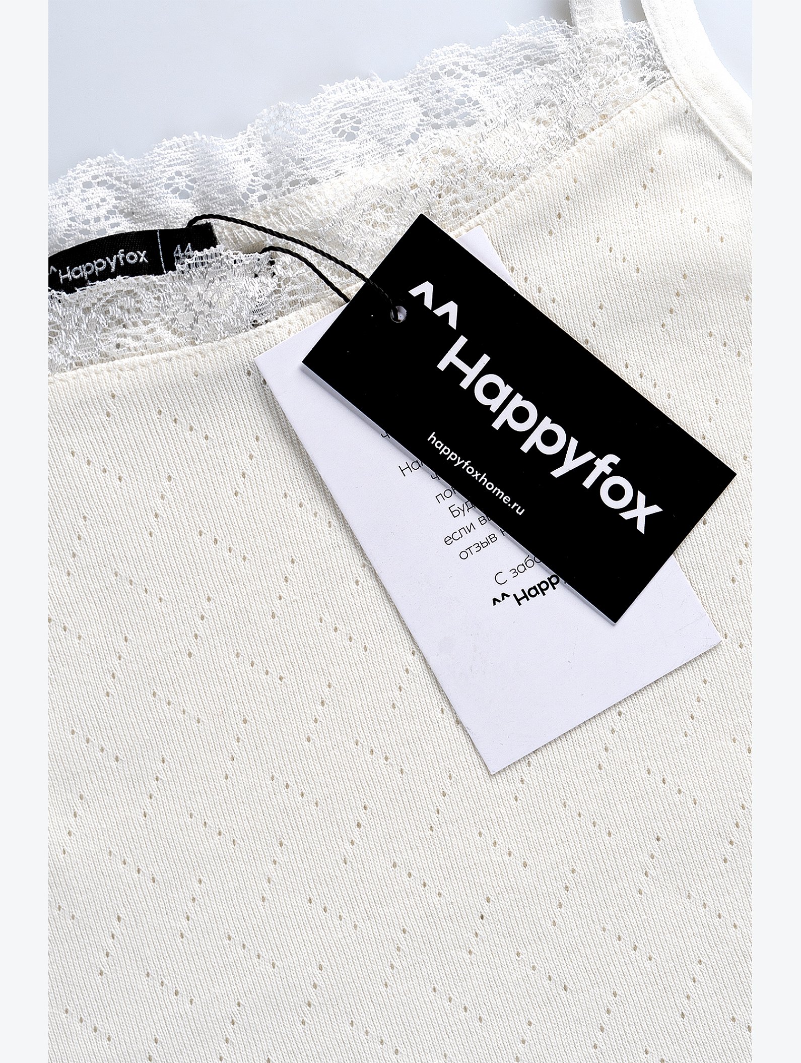 Женская пижама с шортами из ажурного хлопка Happyfox