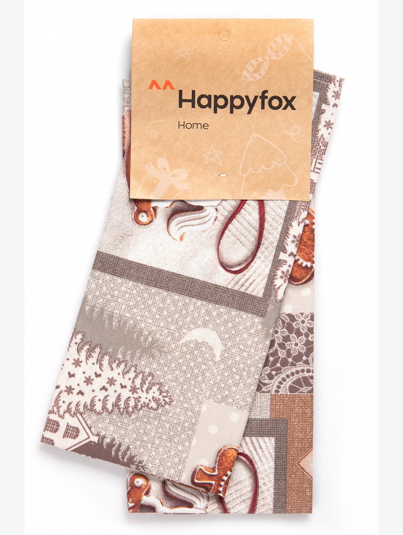 Набор полотенец из рогожки с петельками 2 шт Happy Fox Home