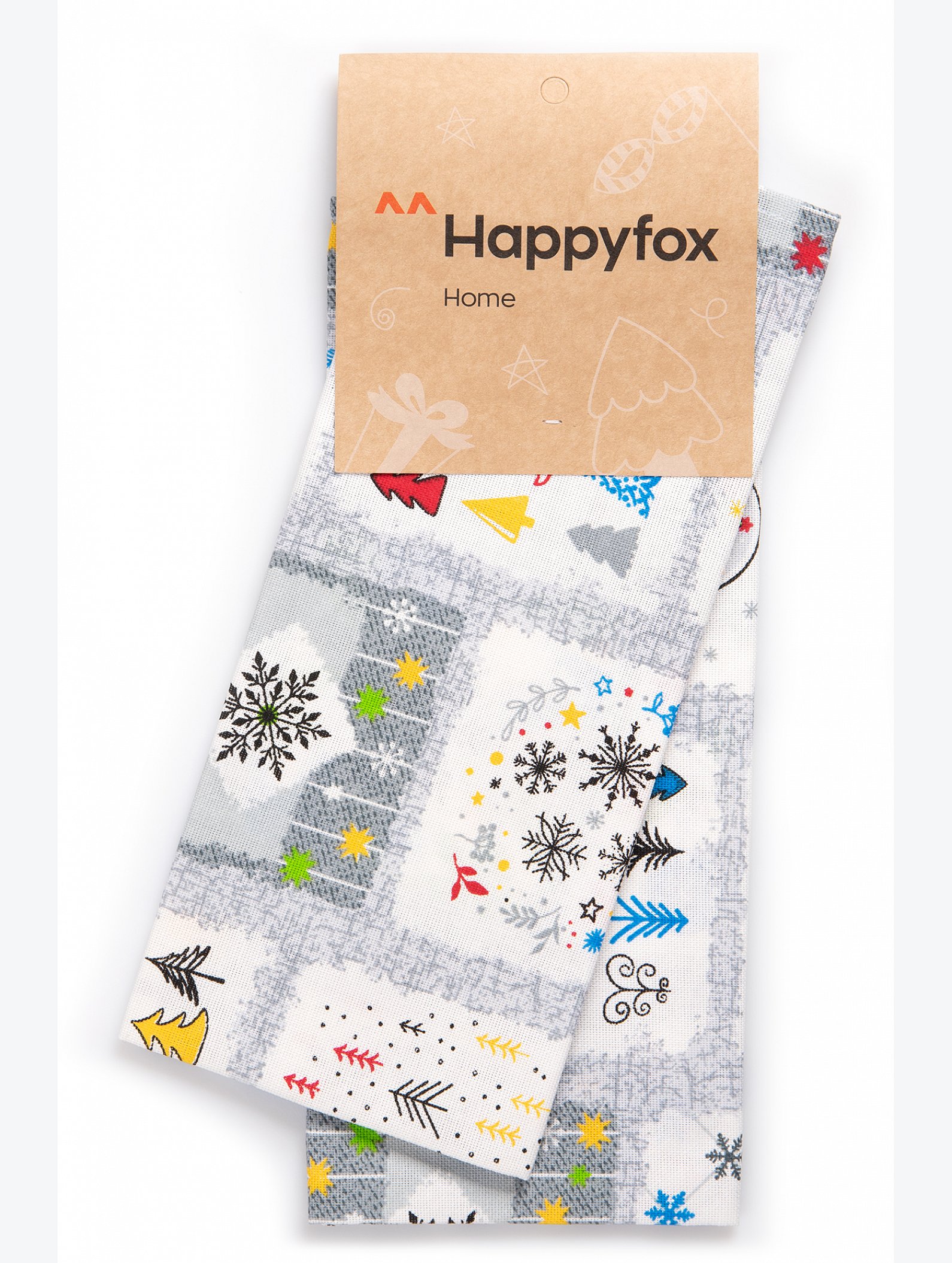 Набор полотенец из рогожки с петельками 2 шт Happy Fox Home