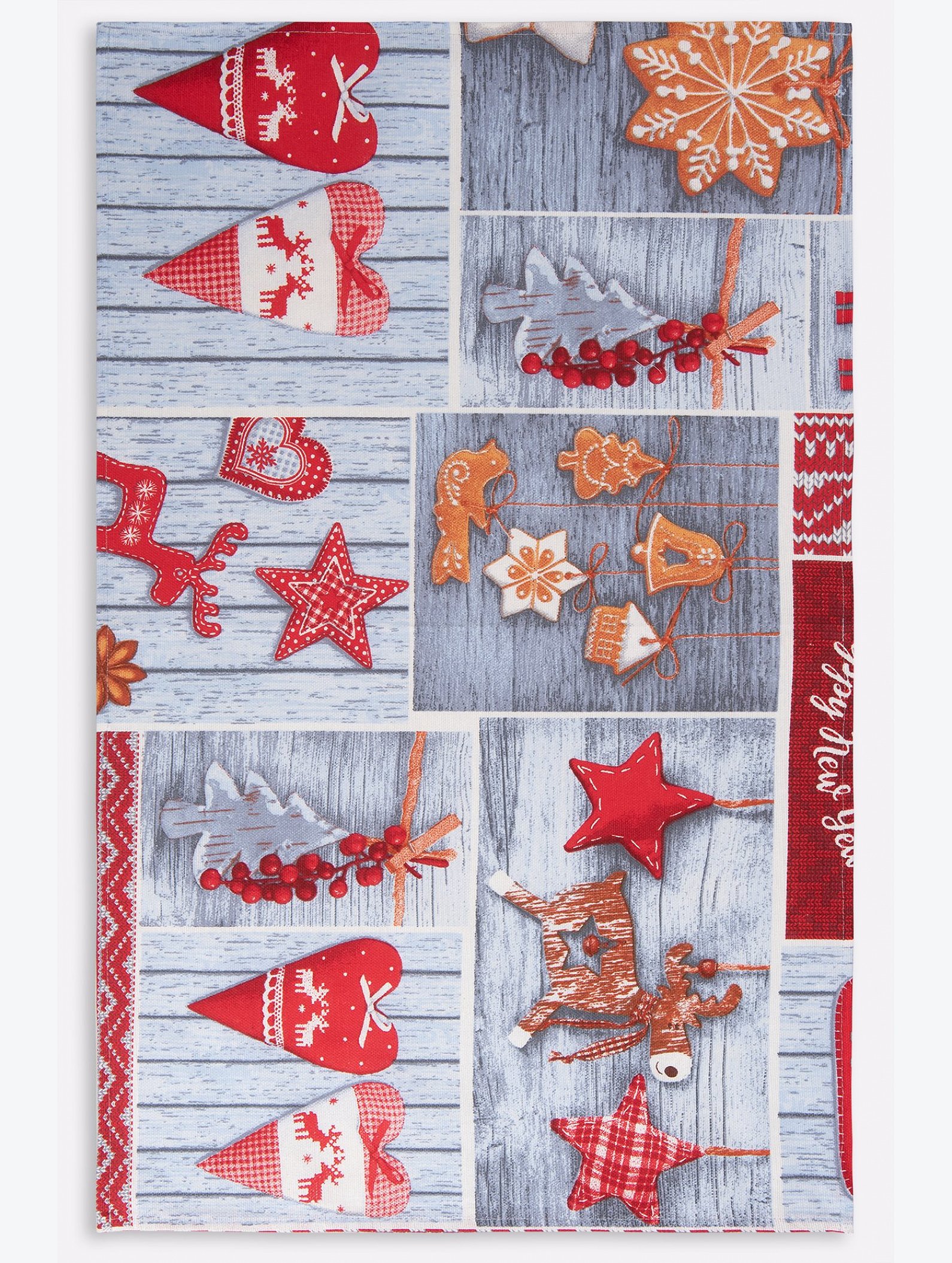 Набор полотенец из рогожки с петельками 2 шт Happy Fox Home