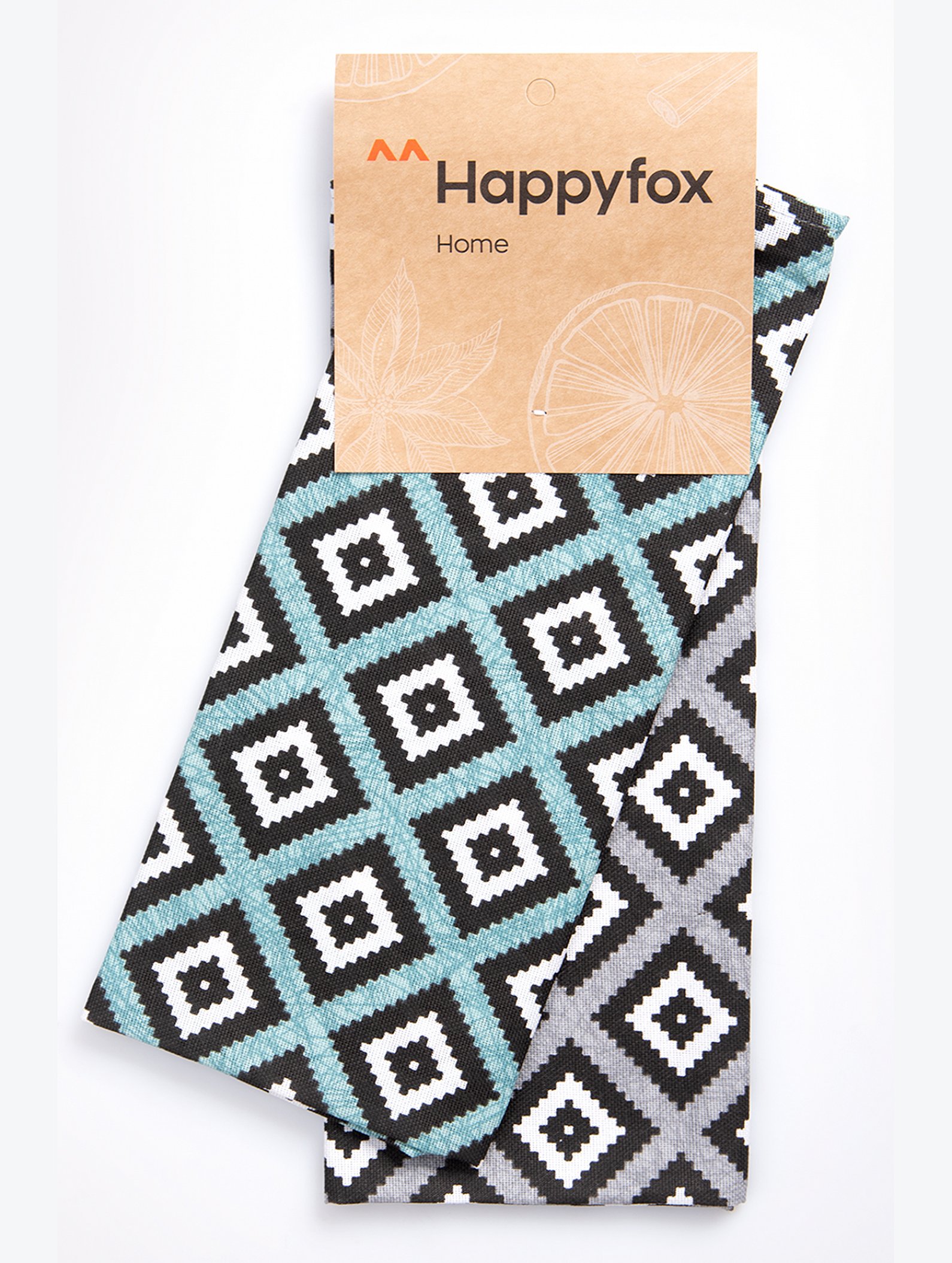 Набор полотенец из рогожки с петельками 2 шт Happy Fox Home