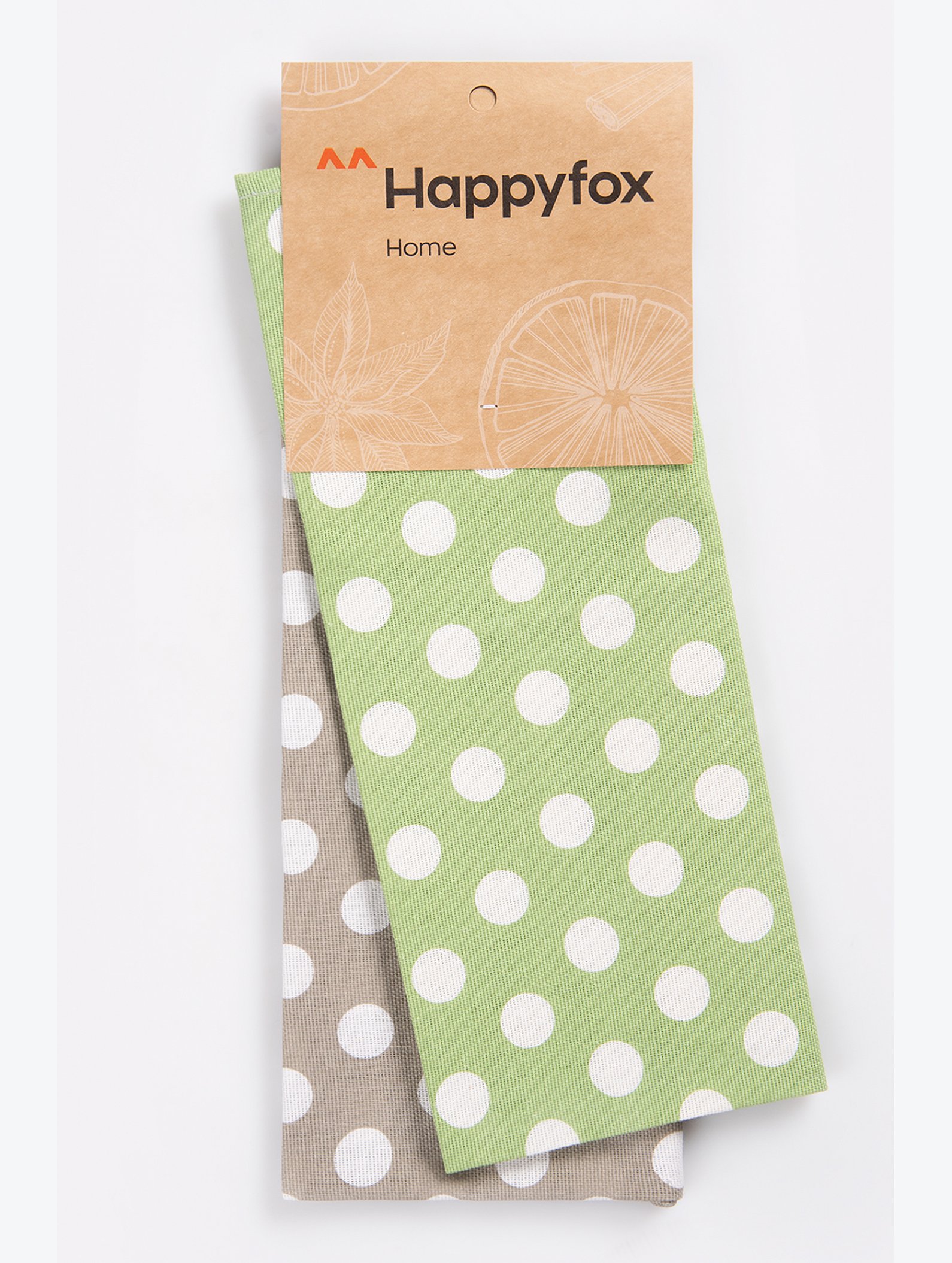 Набор полотенец из рогожки с петельками 2 шт Happy Fox Home