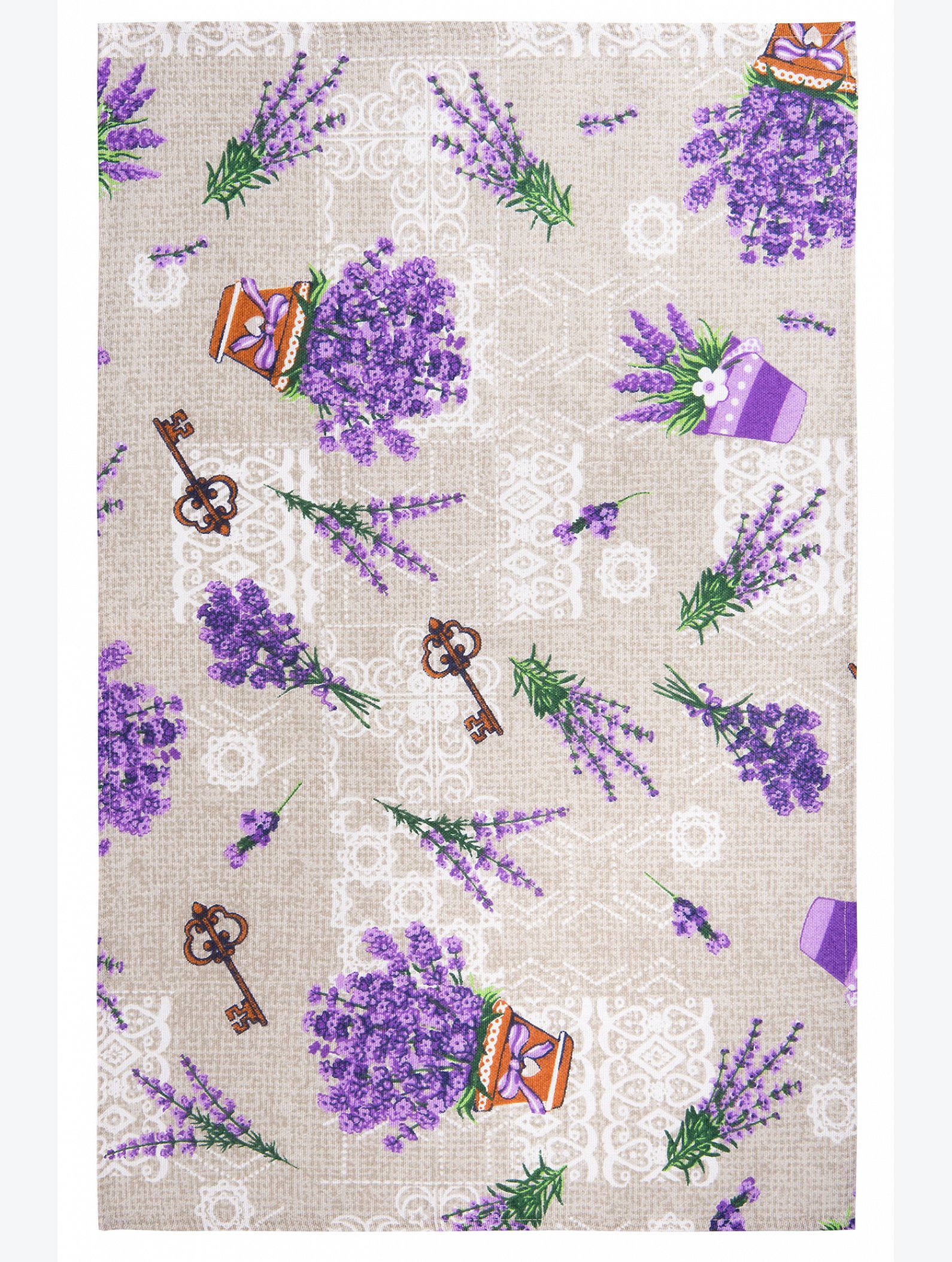 Набор полотенец из рогожки с петельками 2 шт Happy Fox Home