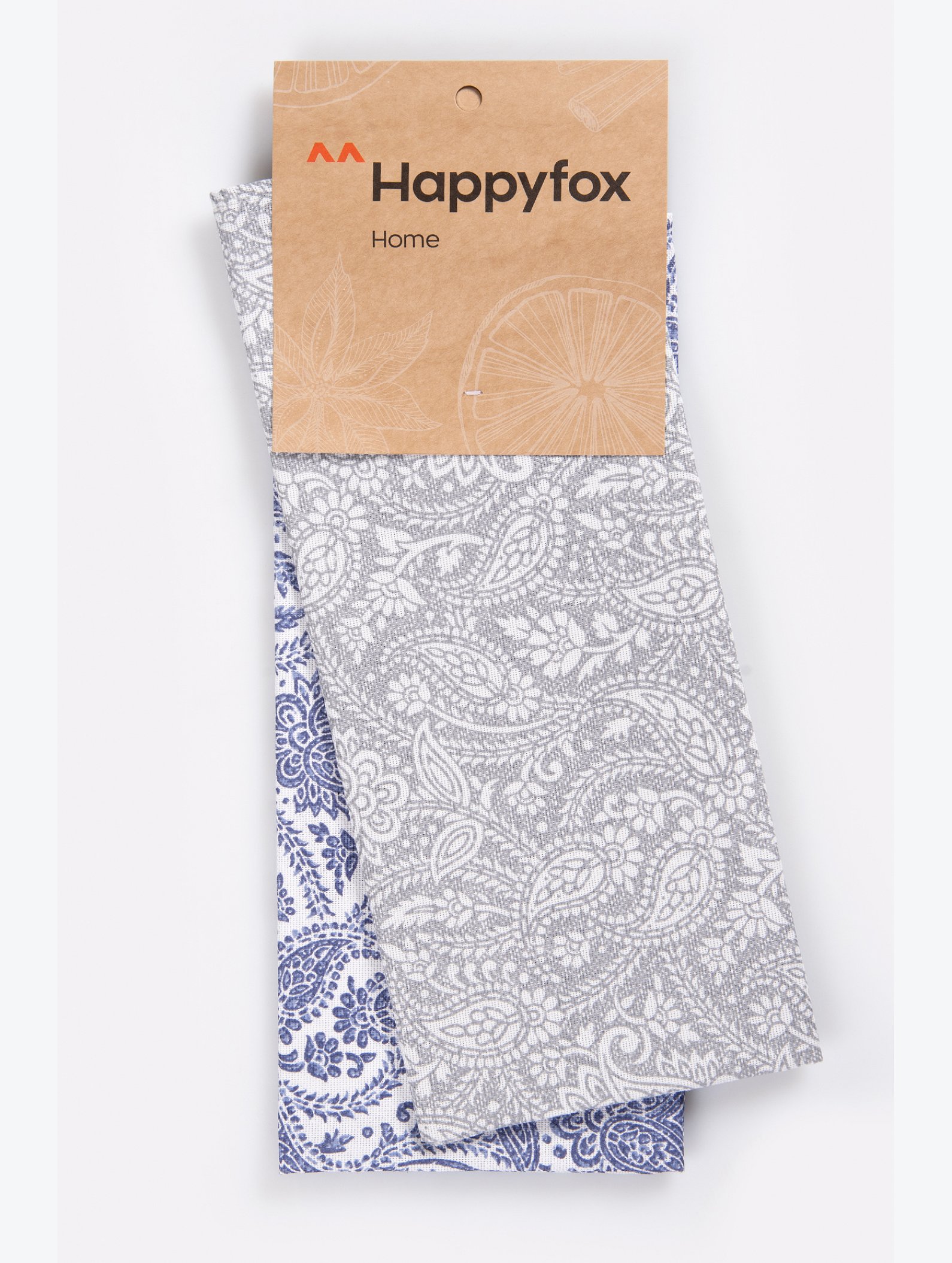 Набор полотенец из рогожки с петельками 2 шт Happy Fox Home