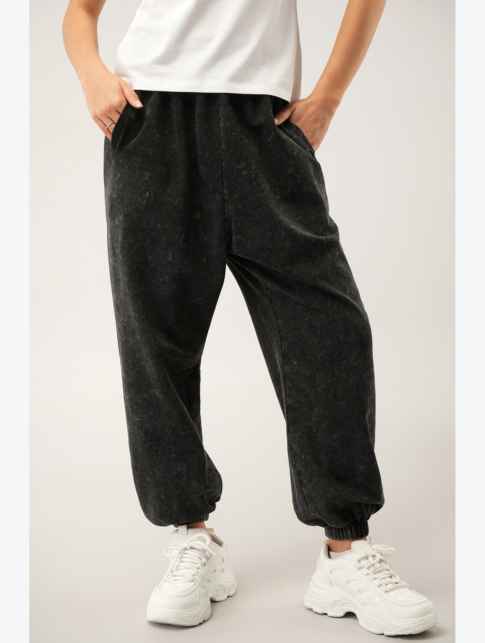 Женские брюки из футера двухнитки Happyfox