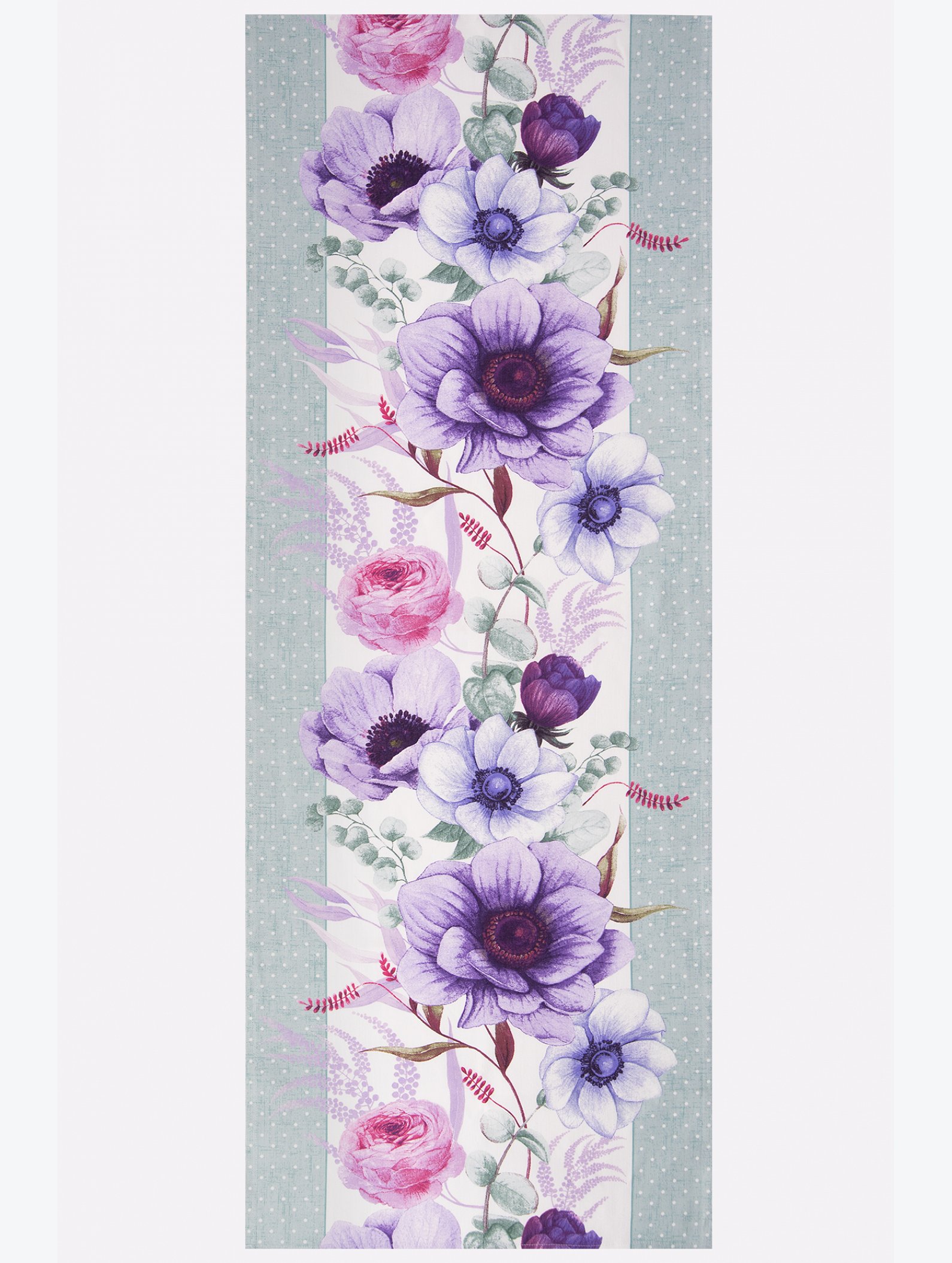 Дорожка на стол из рогожки 50x140 Happy Fox Home